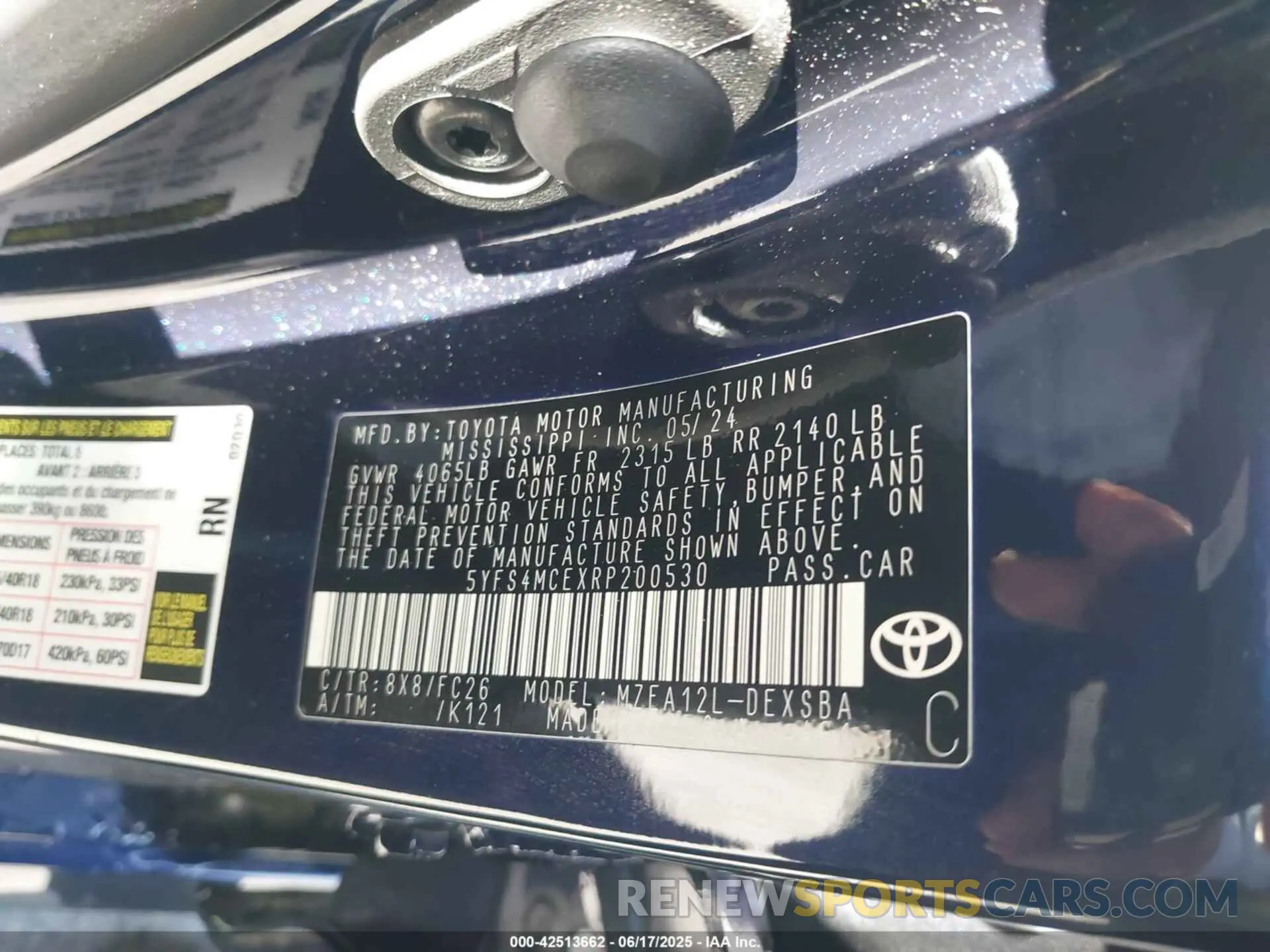 9 Photograph of a damaged car 5YFS4MCEXRP200530 TOYOTA COROLLA 2024