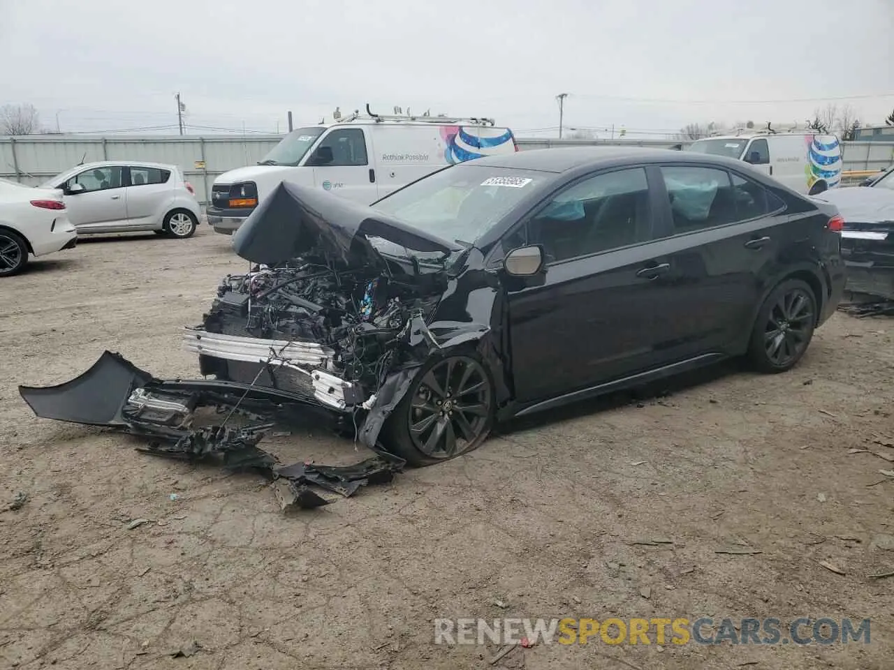 1 Photograph of a damaged car 5YFS4MCEXRP209549 TOYOTA COROLLA 2024