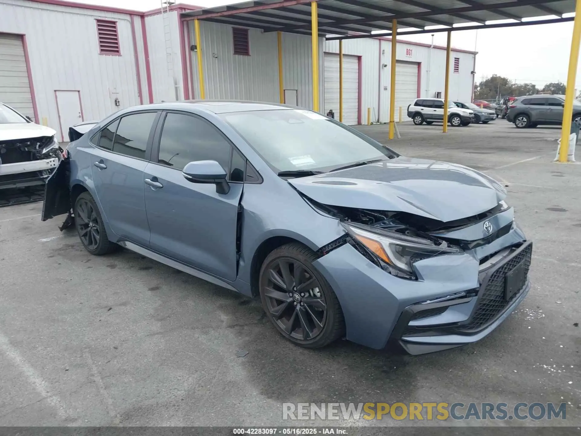 1 Photograph of a damaged car 5YFT4MCE4RP180666 TOYOTA COROLLA 2024