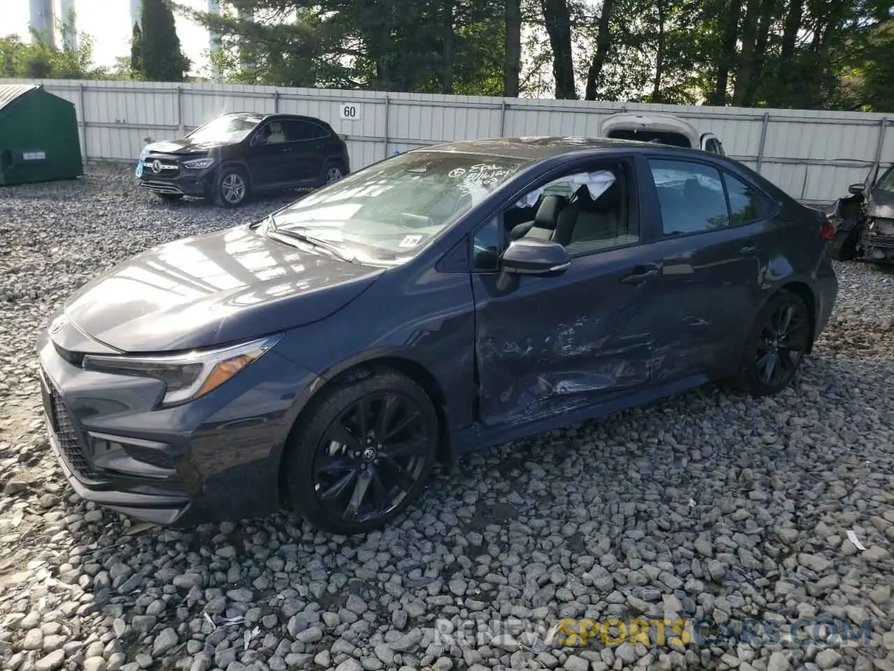 1 Photograph of a damaged car 5YFT4MCE6RP186503 TOYOTA COROLLA 2024
