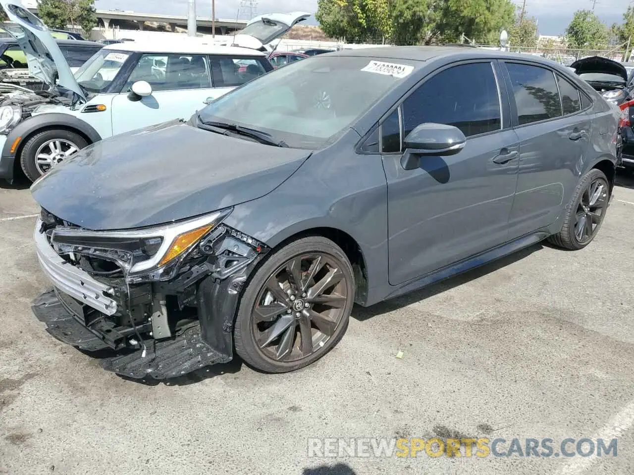 1 Photograph of a damaged car 5YFT4MCE7RP202692 TOYOTA COROLLA 2024
