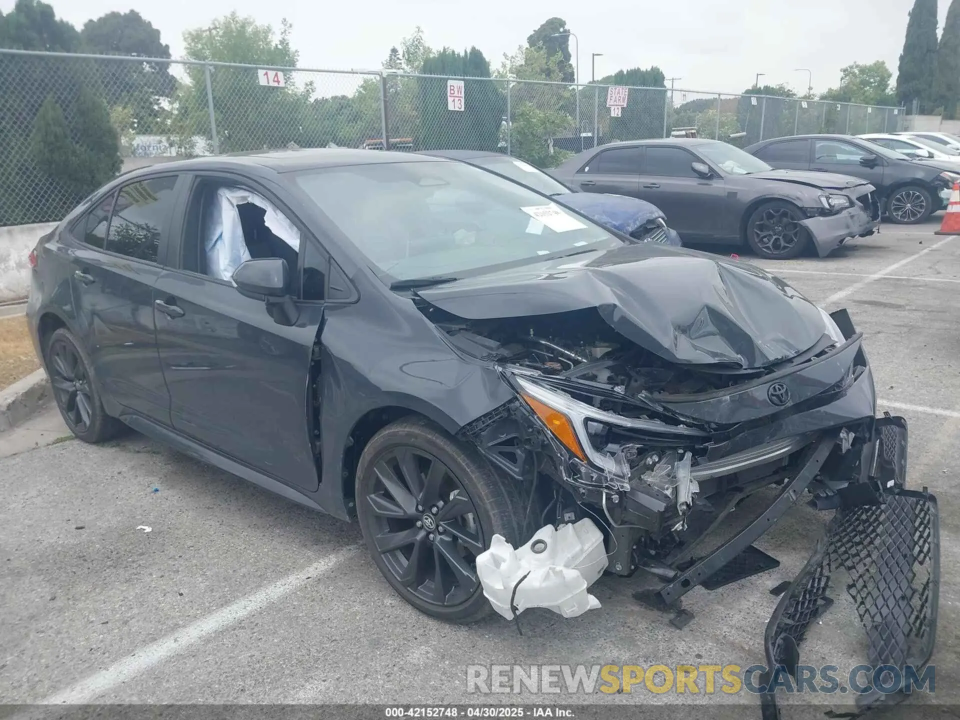 1 Photograph of a damaged car 5YFT4MCE9RP188083 TOYOTA COROLLA 2024
