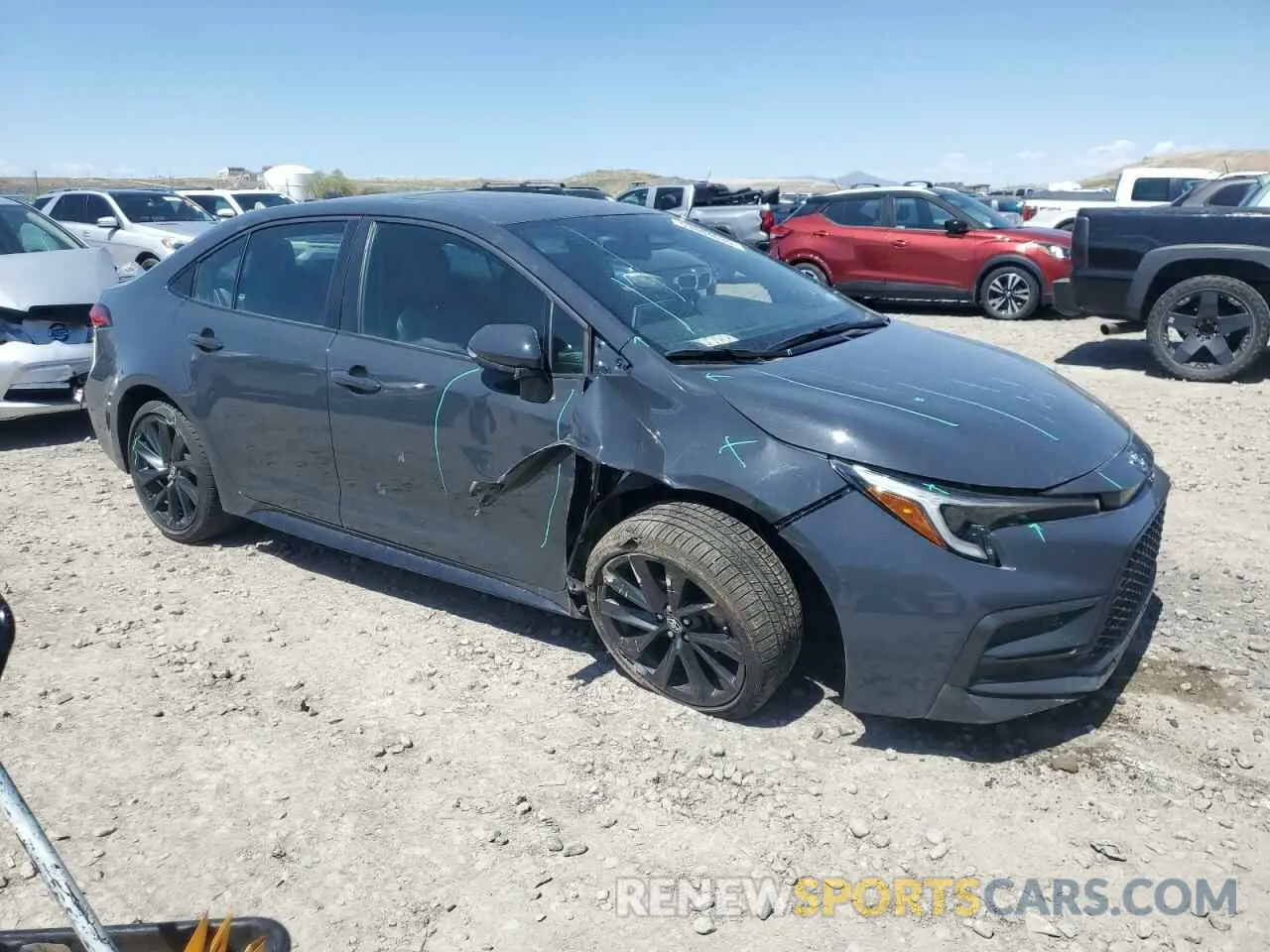 4 Photograph of a damaged car 5YFT4MCEXRP176220 TOYOTA COROLLA 2024