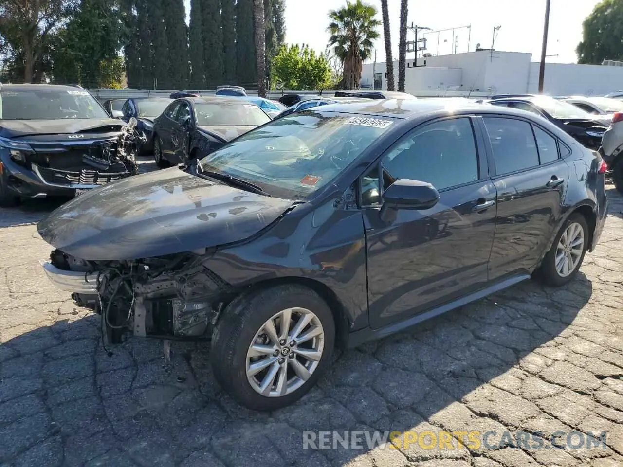 1 Photograph of a damaged car JTDB4MEE1R3017376 TOYOTA COROLLA 2024