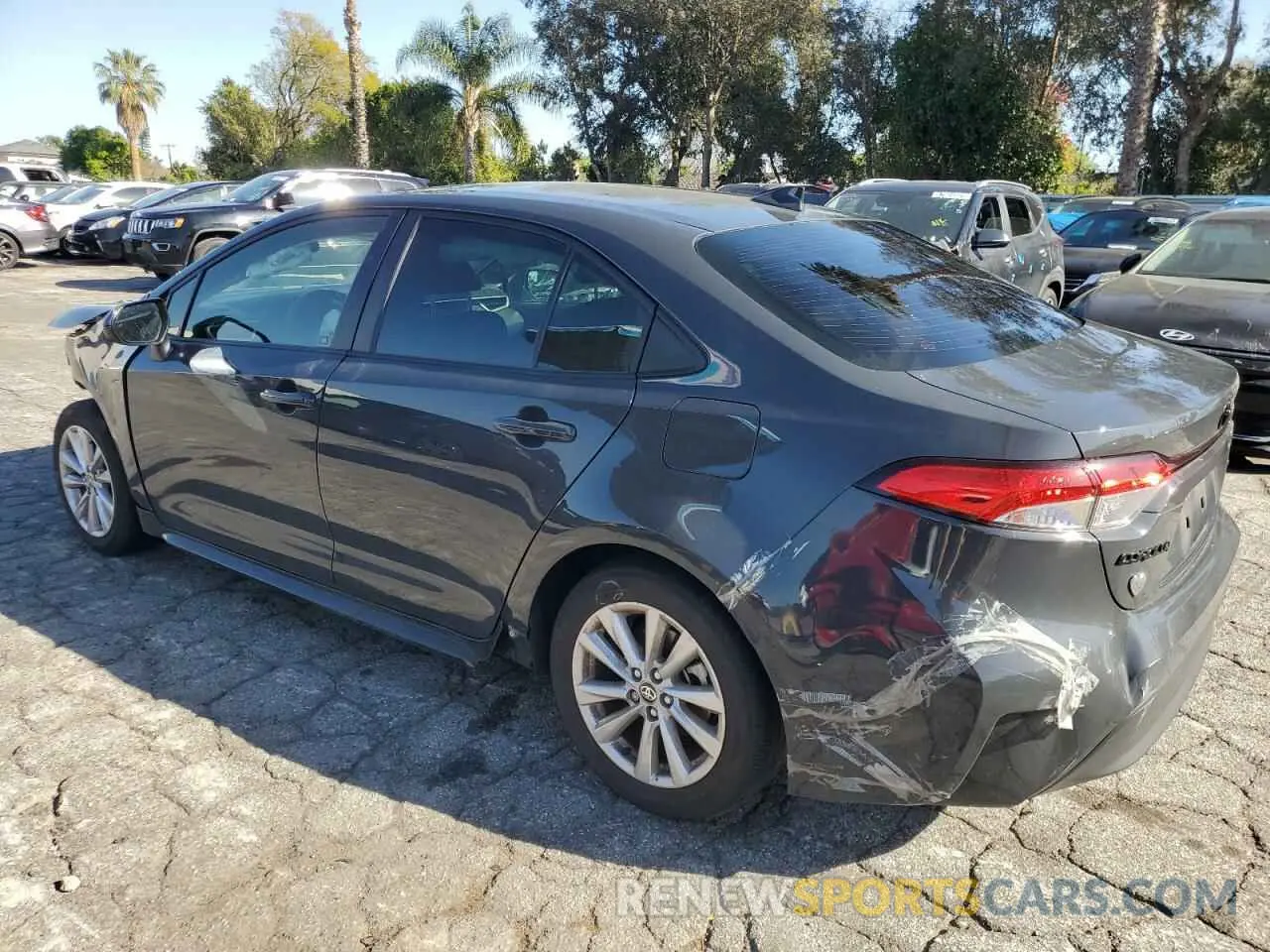 2 Photograph of a damaged car JTDB4MEE1R3017376 TOYOTA COROLLA 2024
