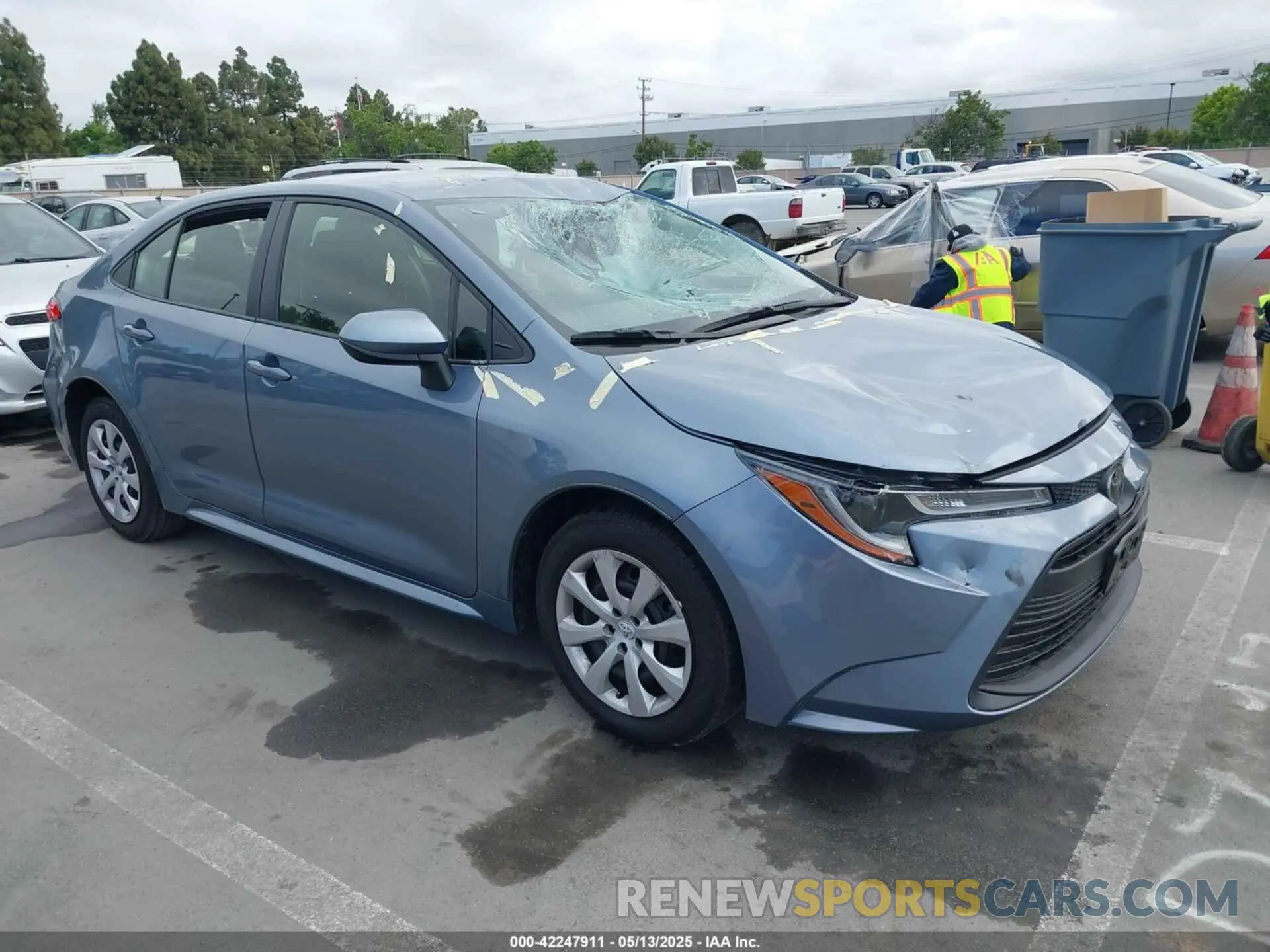1 Photograph of a damaged car JTDB4MEE2RJ015924 TOYOTA COROLLA 2024