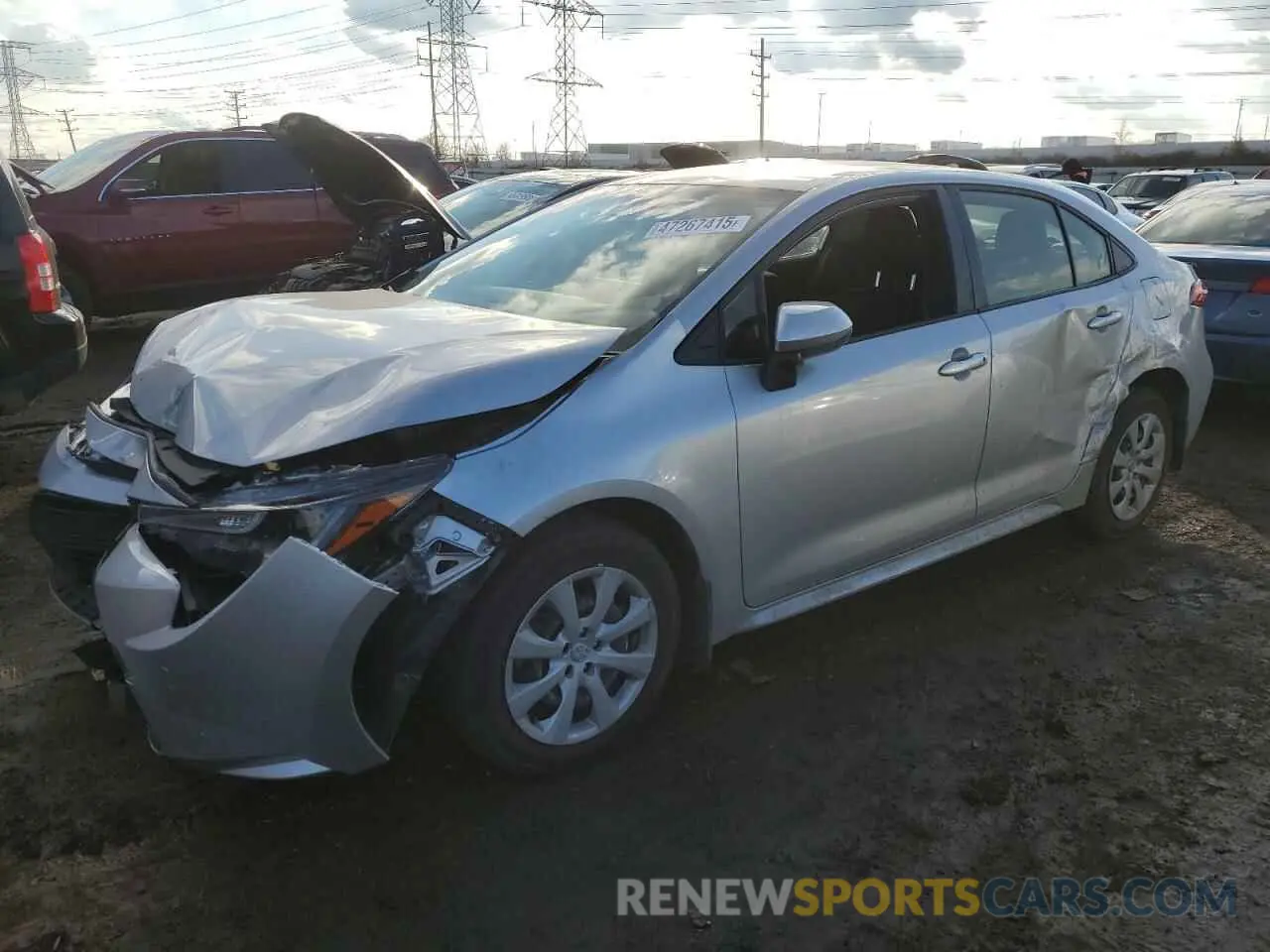 1 Photograph of a damaged car JTDB4MEE3R3021798 TOYOTA COROLLA 2024
