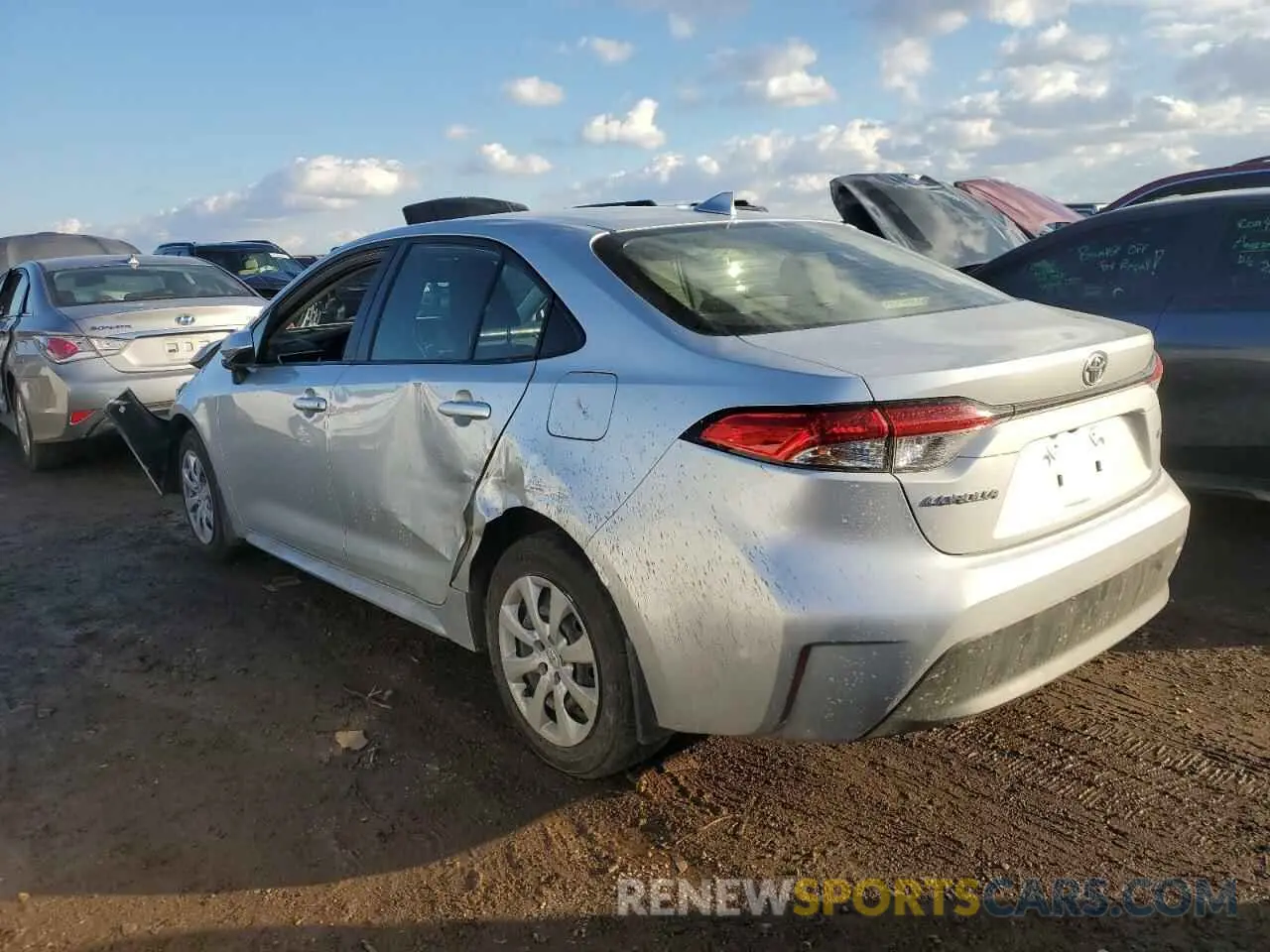 2 Photograph of a damaged car JTDB4MEE3R3021798 TOYOTA COROLLA 2024