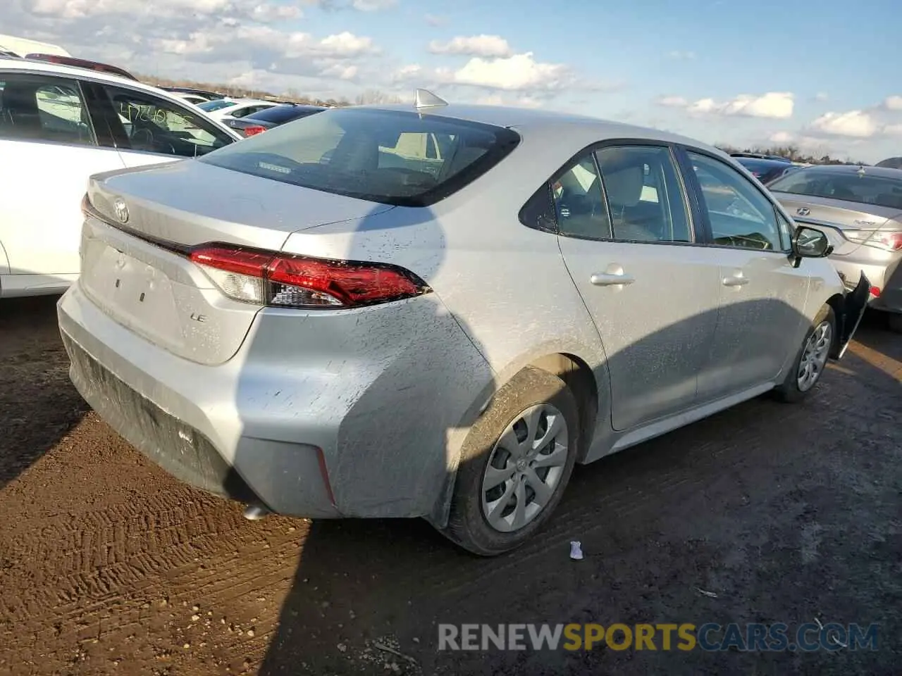 3 Photograph of a damaged car JTDB4MEE3R3021798 TOYOTA COROLLA 2024