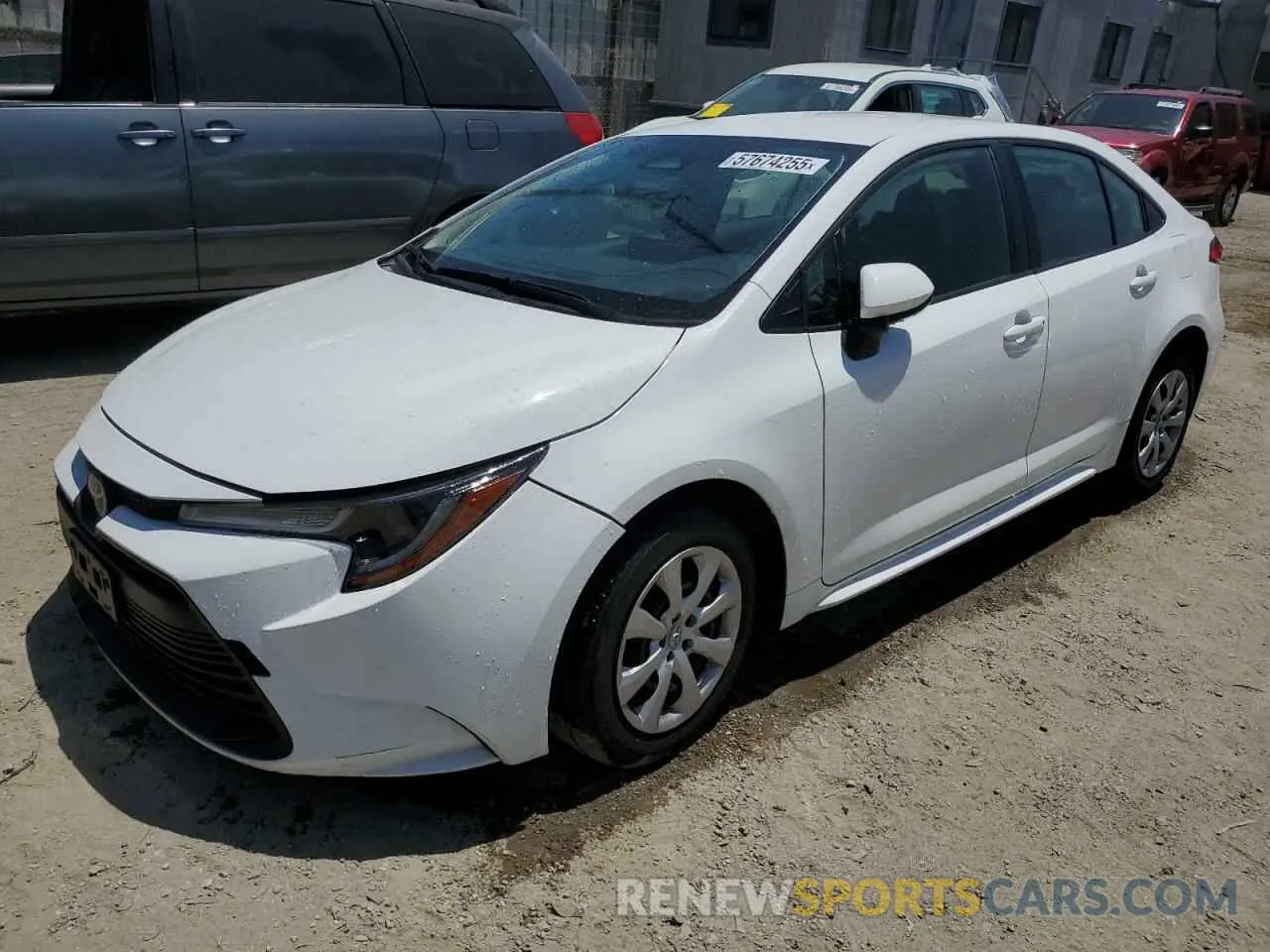 1 Photograph of a damaged car JTDB4MEE3R3022112 TOYOTA COROLLA 2024