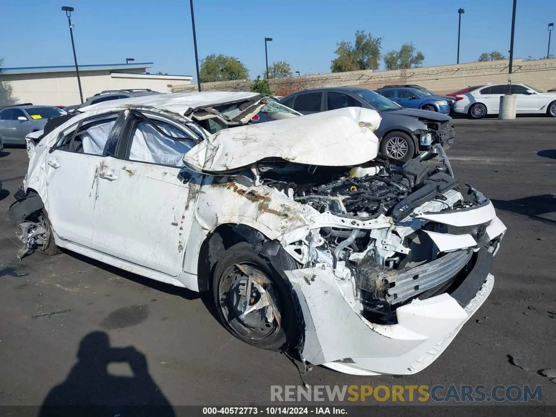 1 Photograph of a damaged car JTDB4MEE4R3023561 TOYOTA COROLLA 2024