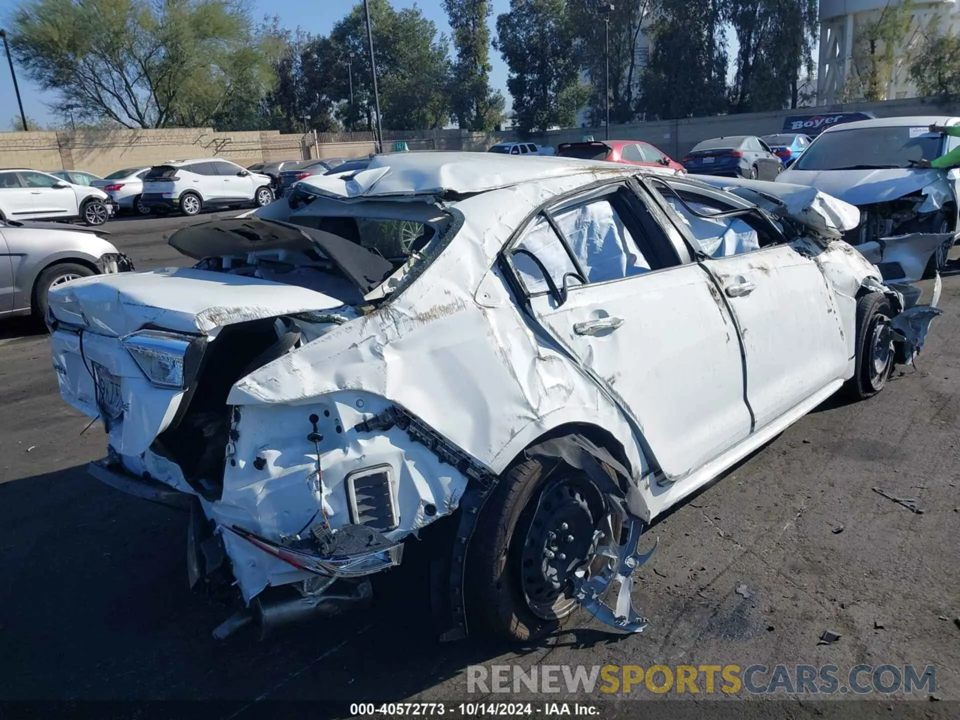 4 Photograph of a damaged car JTDB4MEE4R3023561 TOYOTA COROLLA 2024
