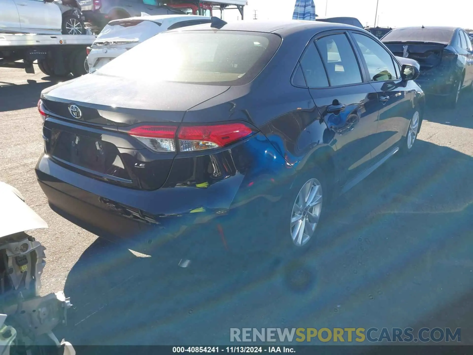 4 Photograph of a damaged car JTDB4MEE5R3019664 TOYOTA COROLLA 2024