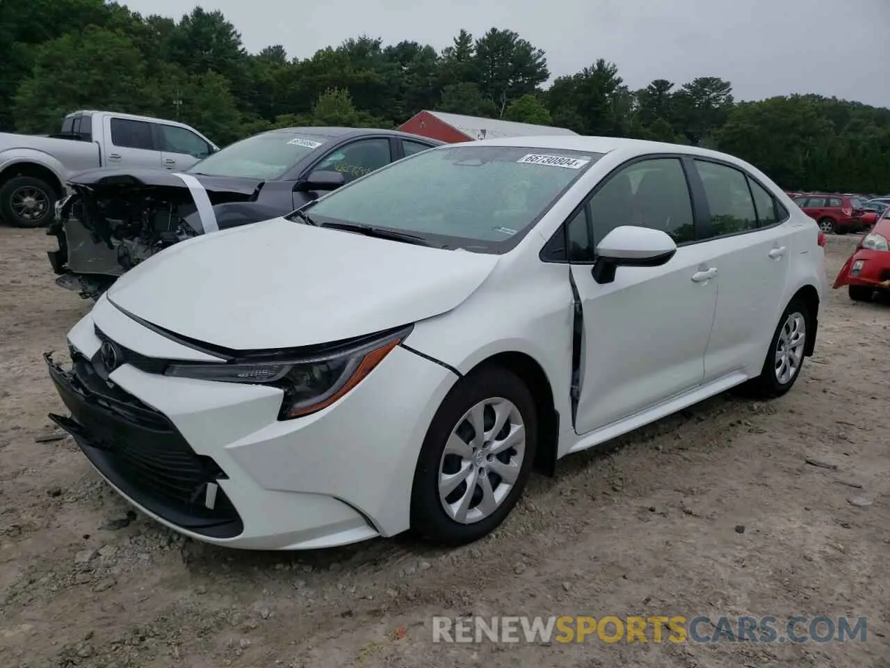 1 Photograph of a damaged car JTDB4MEE5RJ016243 TOYOTA COROLLA 2024