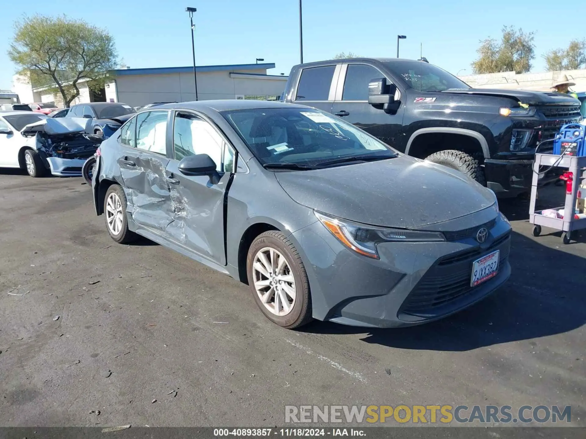 1 Photograph of a damaged car JTDB4MEE6R3021830 TOYOTA COROLLA 2024