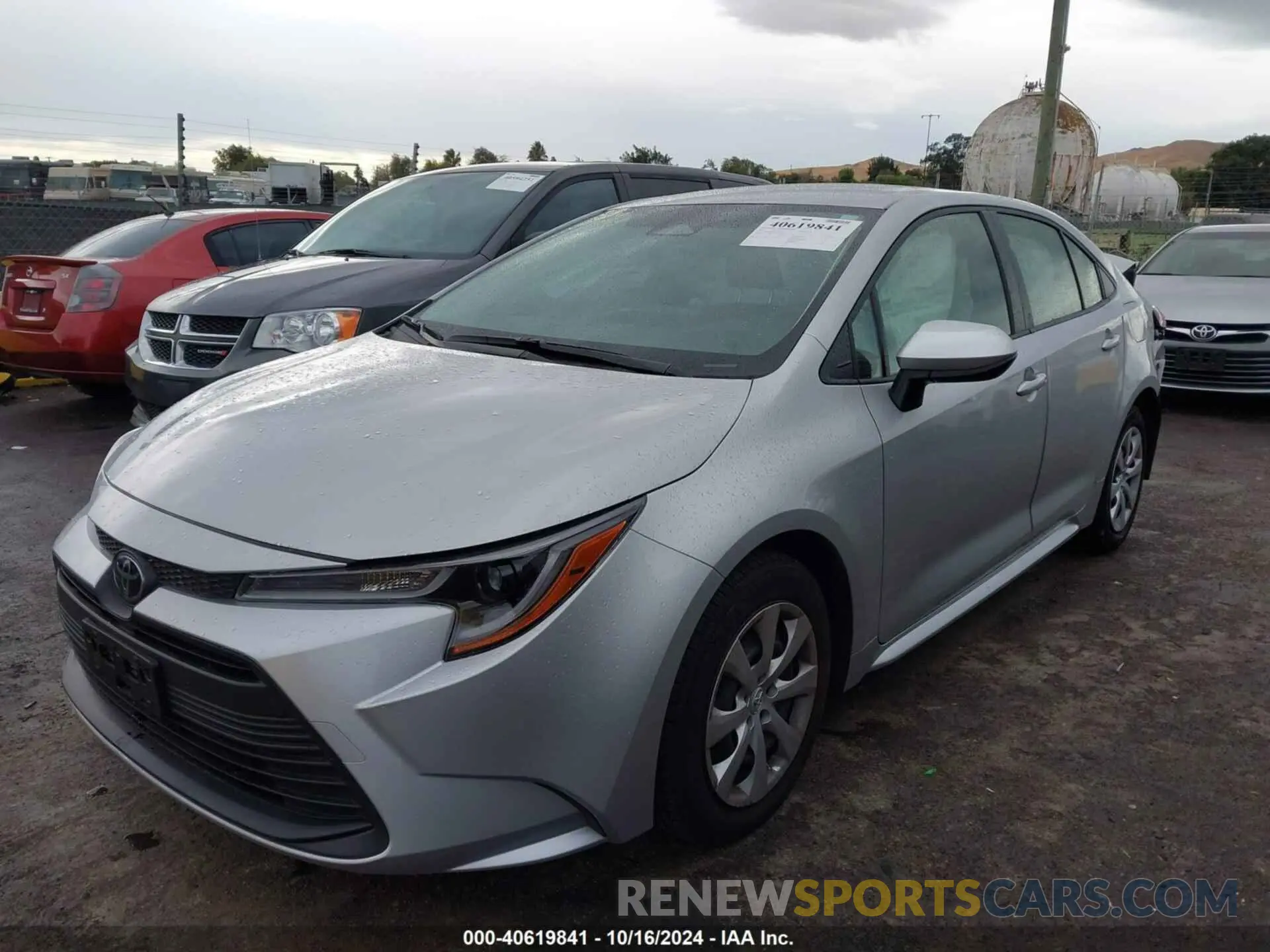 2 Photograph of a damaged car JTDB4MEE6R3025151 TOYOTA COROLLA 2024