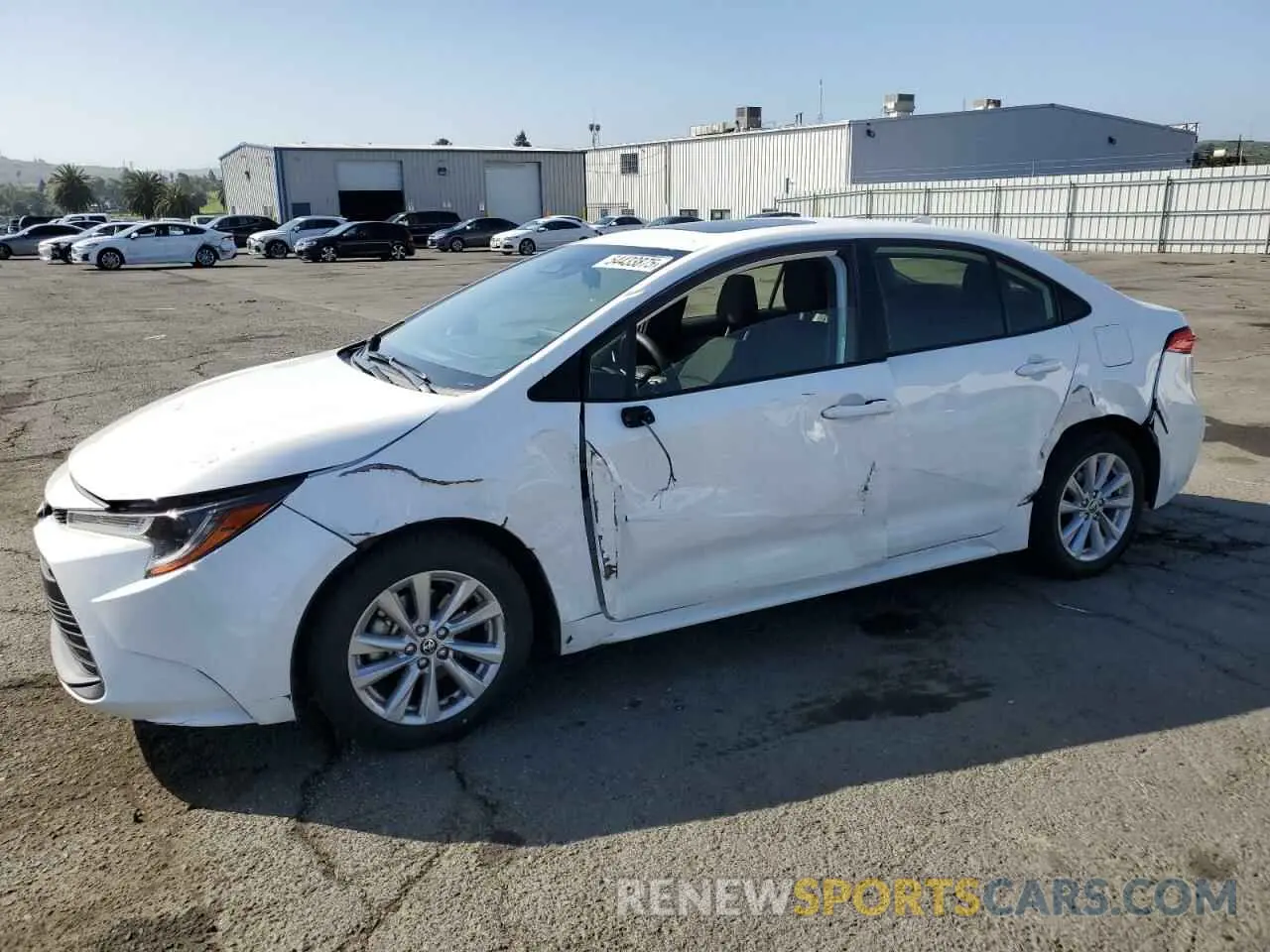 1 Photograph of a damaged car JTDB4MEE6RJ016686 TOYOTA COROLLA 2024