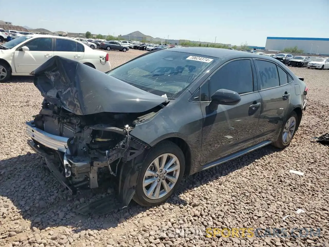 1 Photograph of a damaged car JTDB4MEE7R3024378 TOYOTA COROLLA 2024