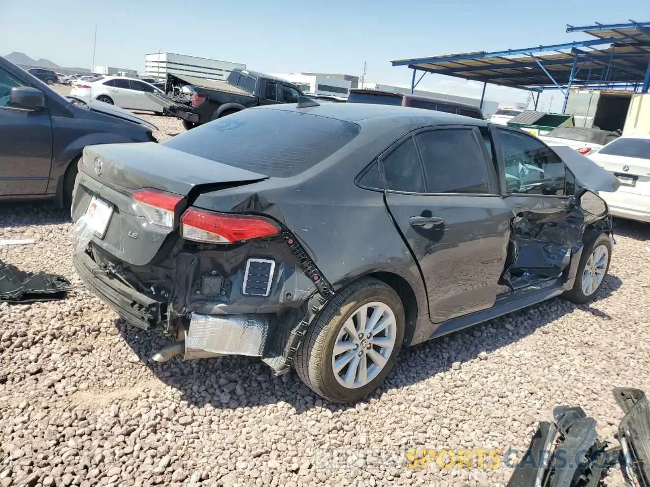 3 Photograph of a damaged car JTDB4MEE7R3024378 TOYOTA COROLLA 2024