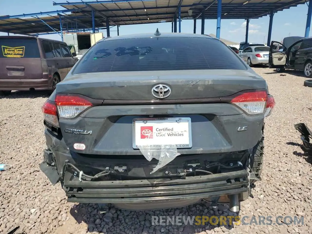 6 Photograph of a damaged car JTDB4MEE7R3024378 TOYOTA COROLLA 2024