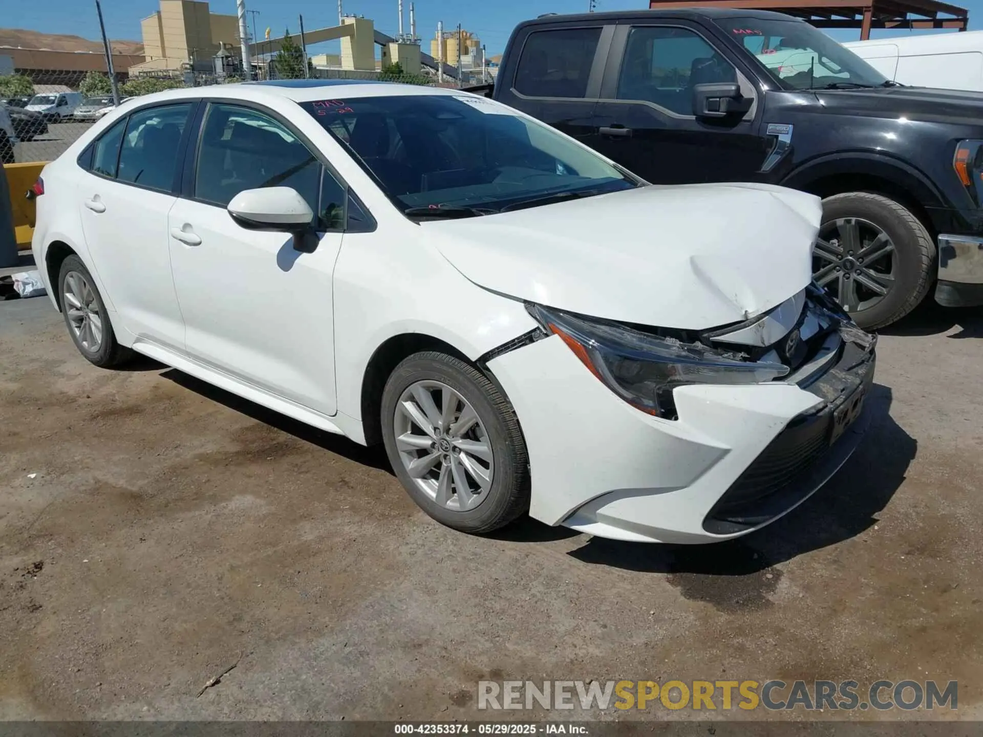 1 Photograph of a damaged car JTDB4MEEXR3024245 TOYOTA COROLLA 2024