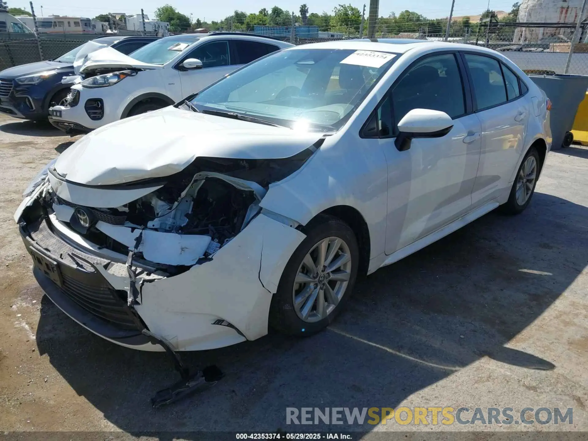 2 Photograph of a damaged car JTDB4MEEXR3024245 TOYOTA COROLLA 2024
