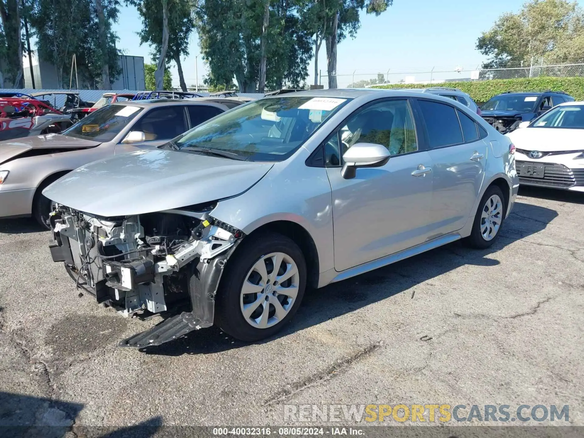 2 Photograph of a damaged car JTDB4MEEXR3024293 TOYOTA COROLLA 2024