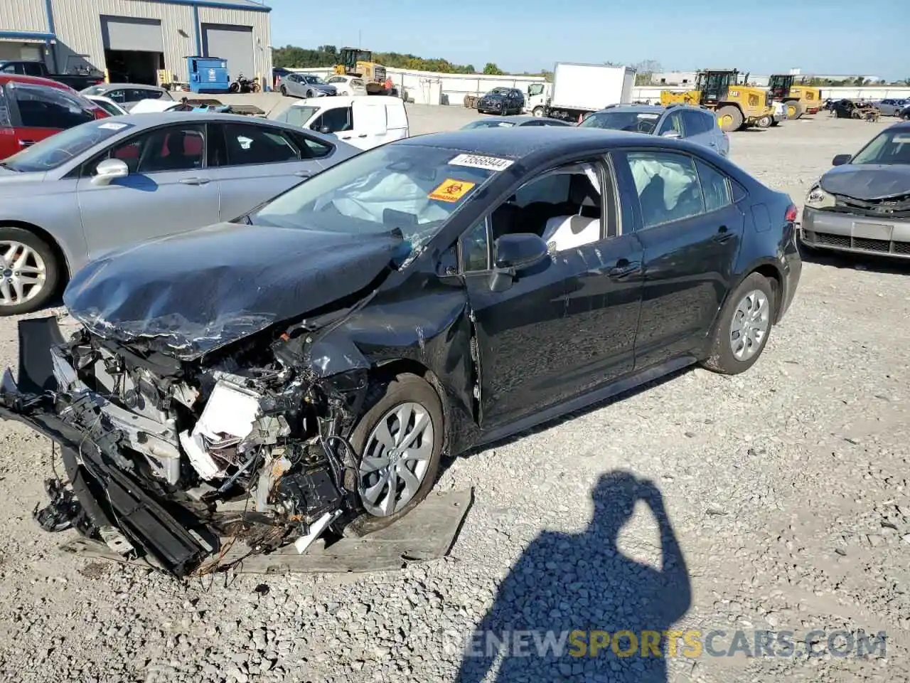 1 Photograph of a damaged car JTDBCMFE0R3028225 TOYOTA COROLLA 2024