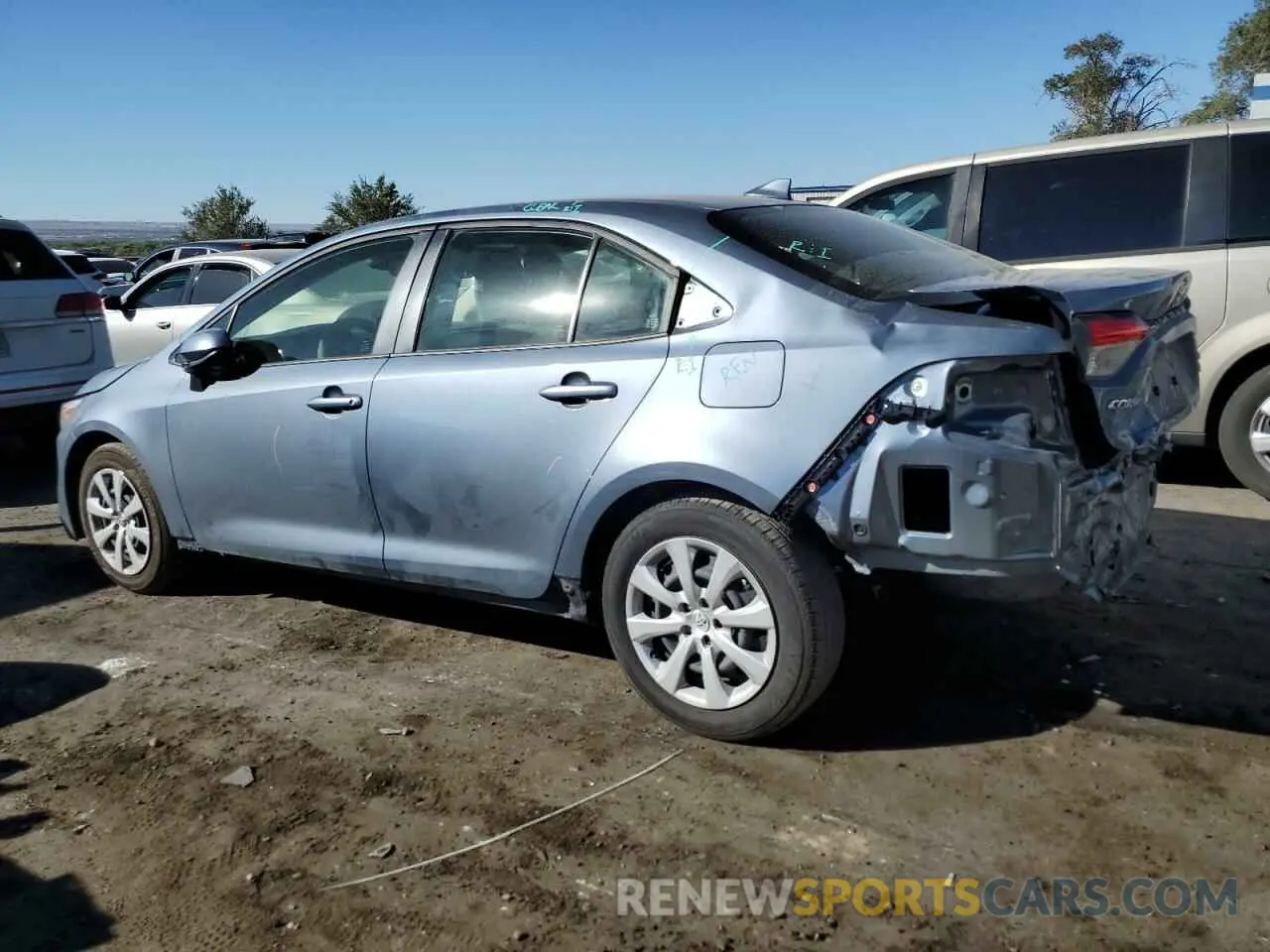 2 Photograph of a damaged car JTDBCMFE0R3030802 TOYOTA COROLLA 2024