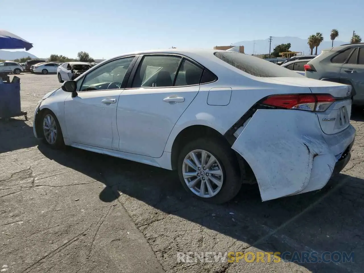 2 Photograph of a damaged car JTDBCMFE0R3032422 TOYOTA COROLLA 2024