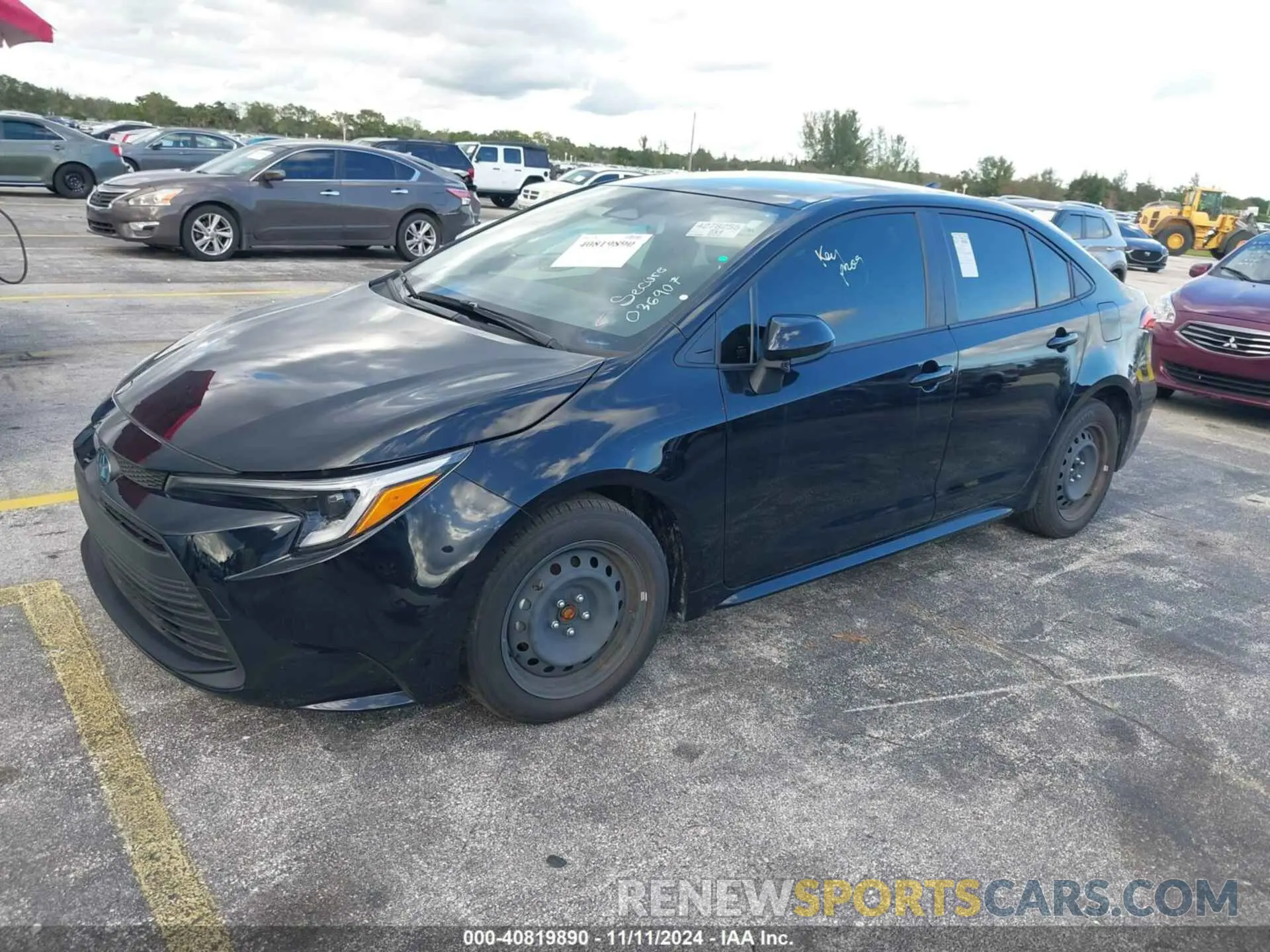 2 Photograph of a damaged car JTDBCMFE0R3036907 TOYOTA COROLLA 2024