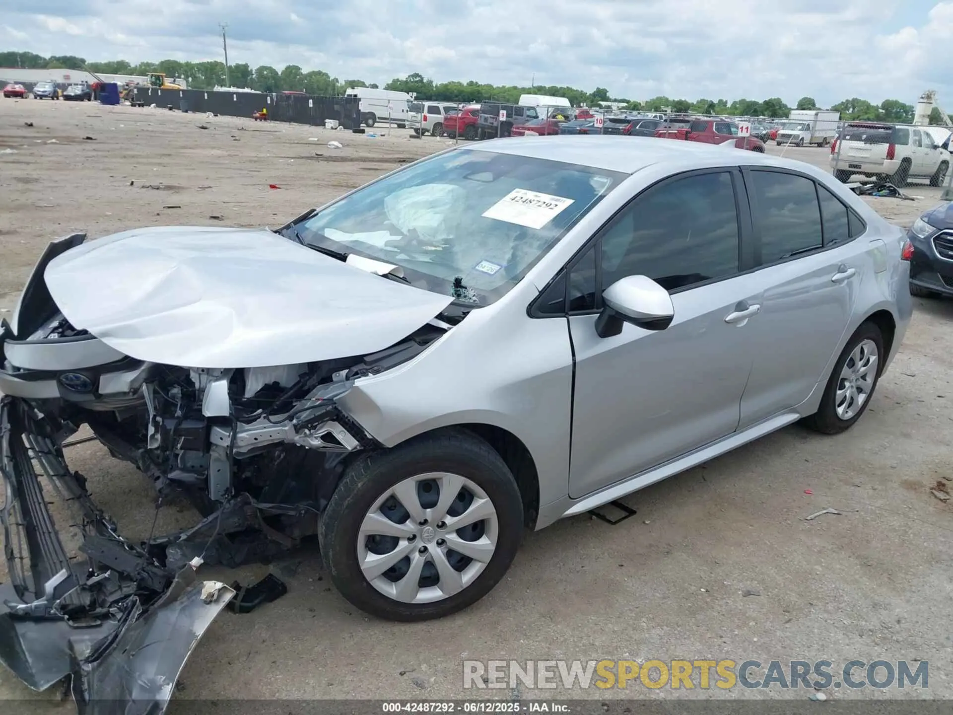 2 Photograph of a damaged car JTDBCMFE0R3039323 TOYOTA COROLLA 2024