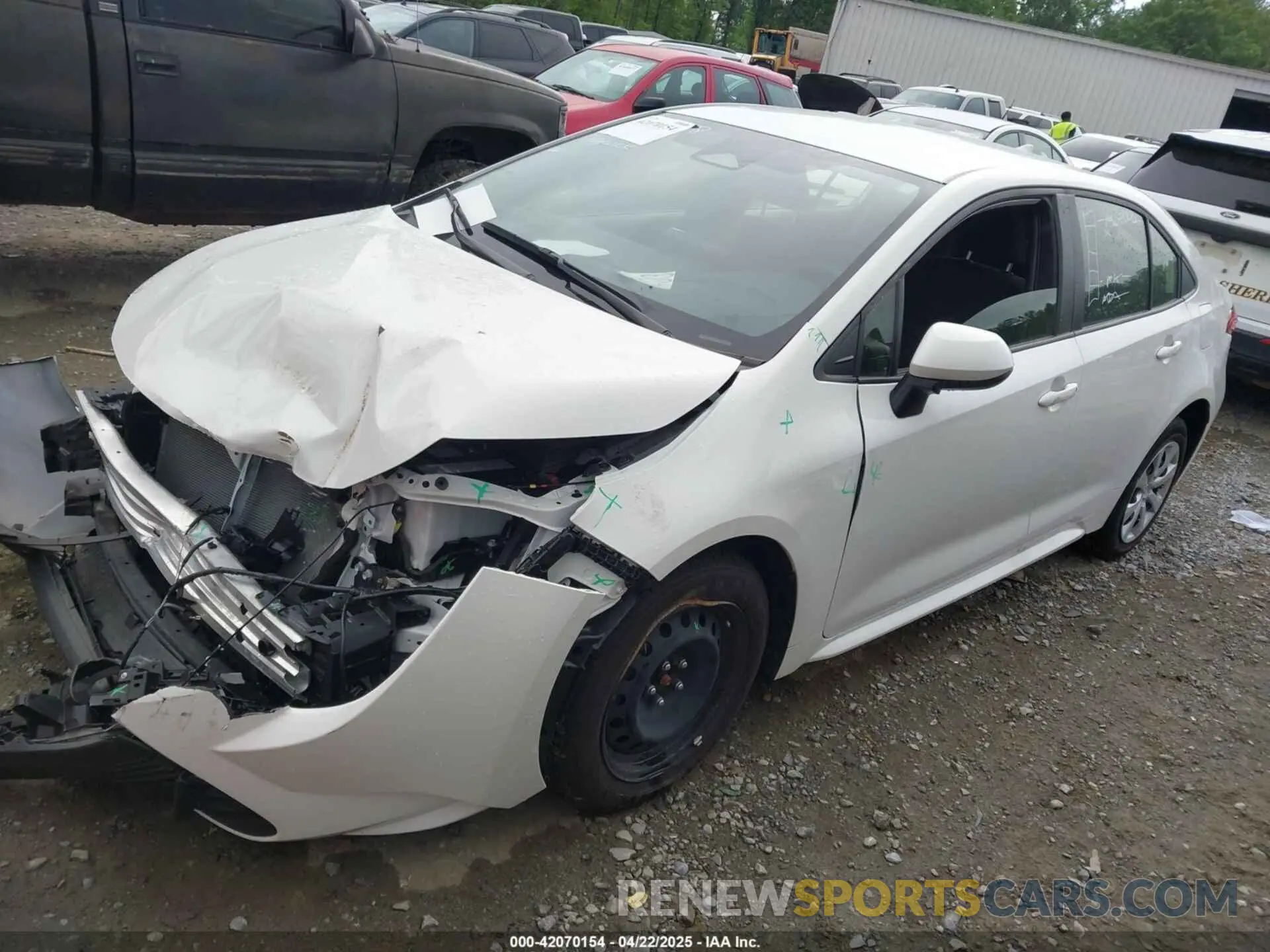 2 Photograph of a damaged car JTDBCMFE0R3042867 TOYOTA COROLLA 2024
