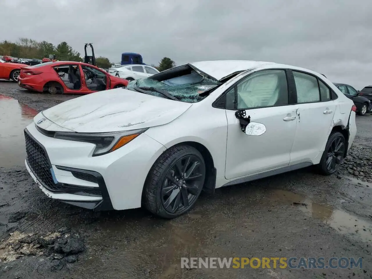 1 Photograph of a damaged car JTDBCMFE0R3060835 TOYOTA COROLLA 2024