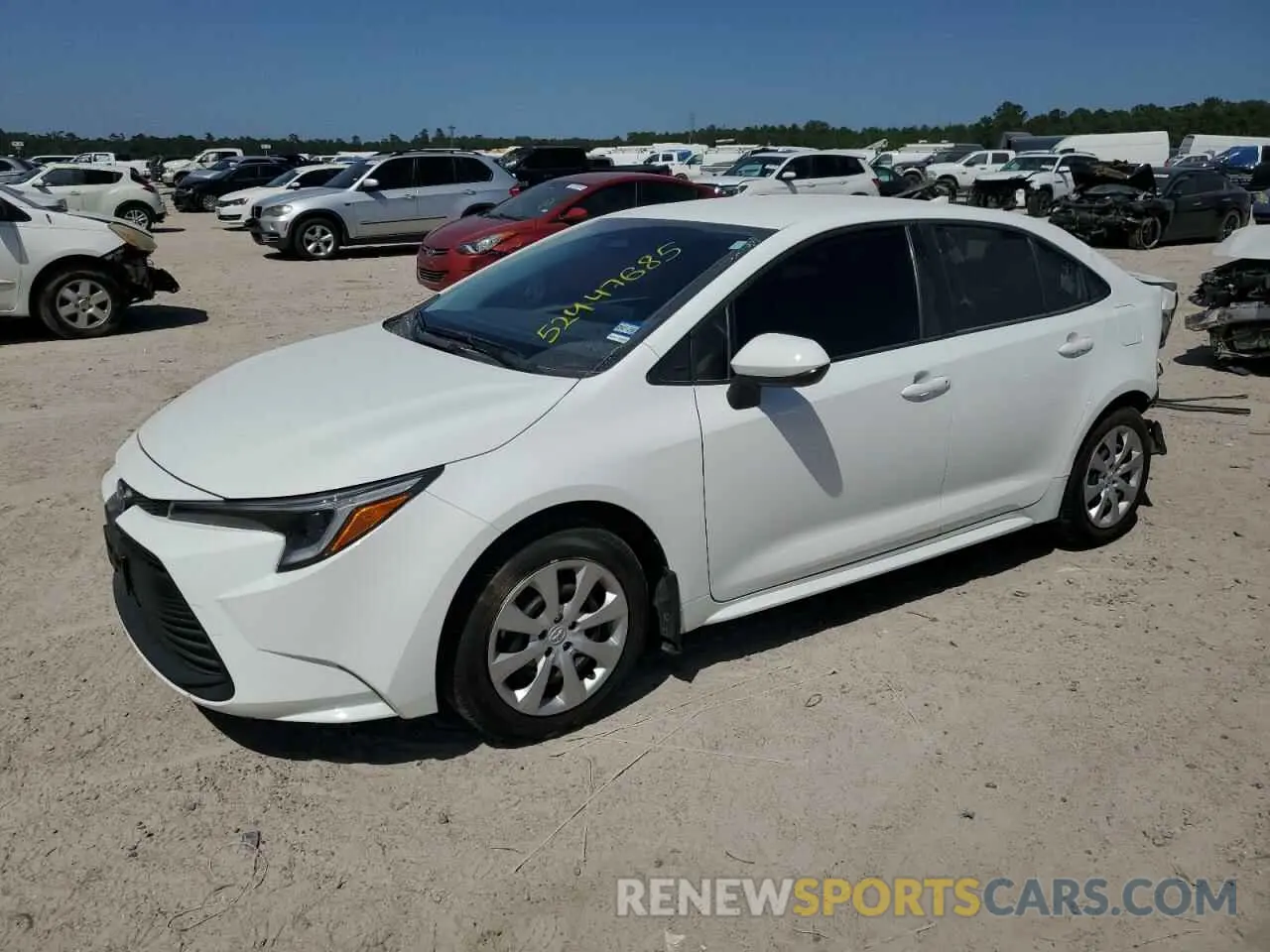 1 Photograph of a damaged car JTDBCMFE0R3061452 TOYOTA COROLLA 2024