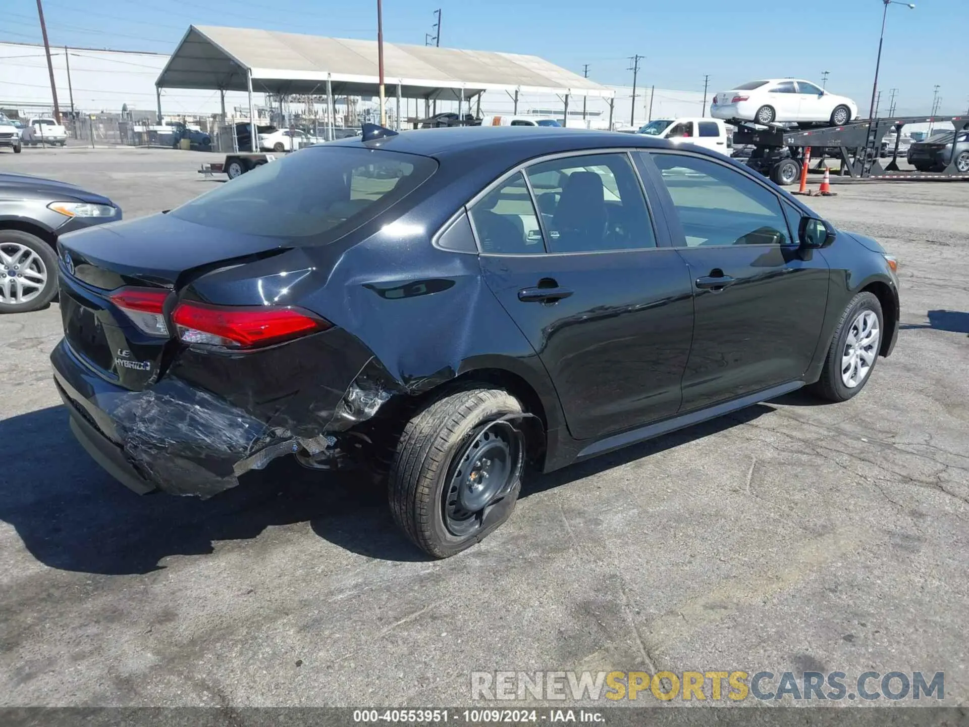 4 Photograph of a damaged car JTDBCMFE0R3063900 TOYOTA COROLLA 2024