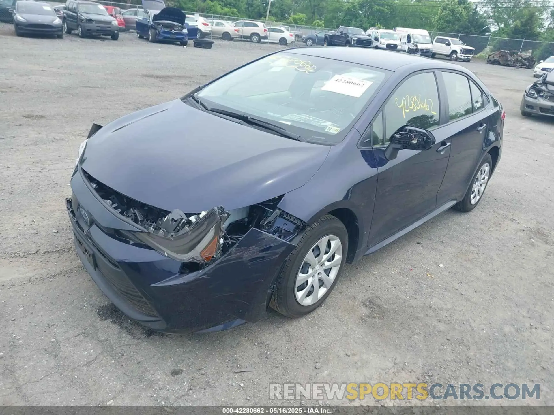2 Photograph of a damaged car JTDBCMFE0RJ016586 TOYOTA COROLLA 2024