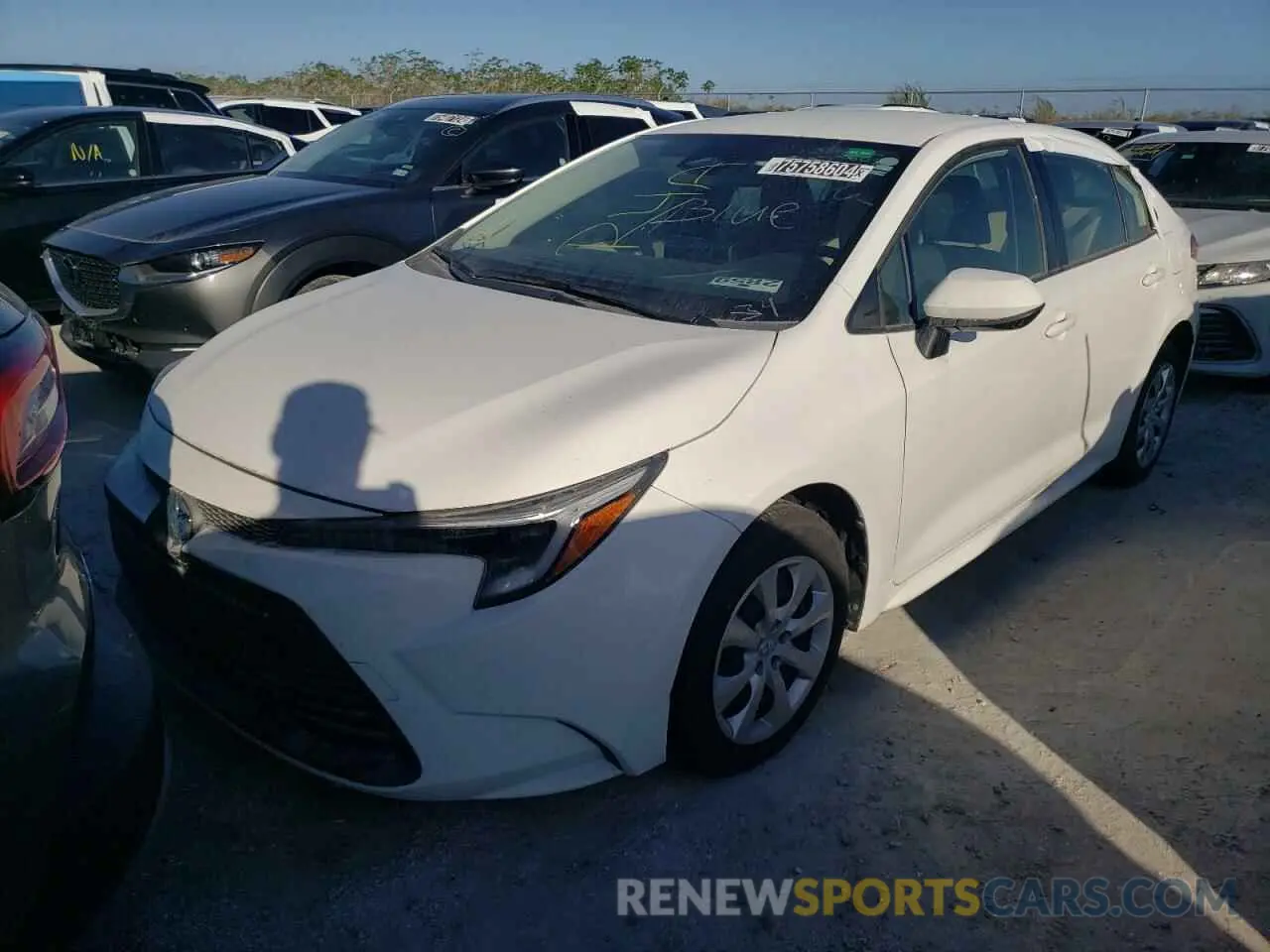 1 Photograph of a damaged car JTDBCMFE0RJ023201 TOYOTA COROLLA 2024