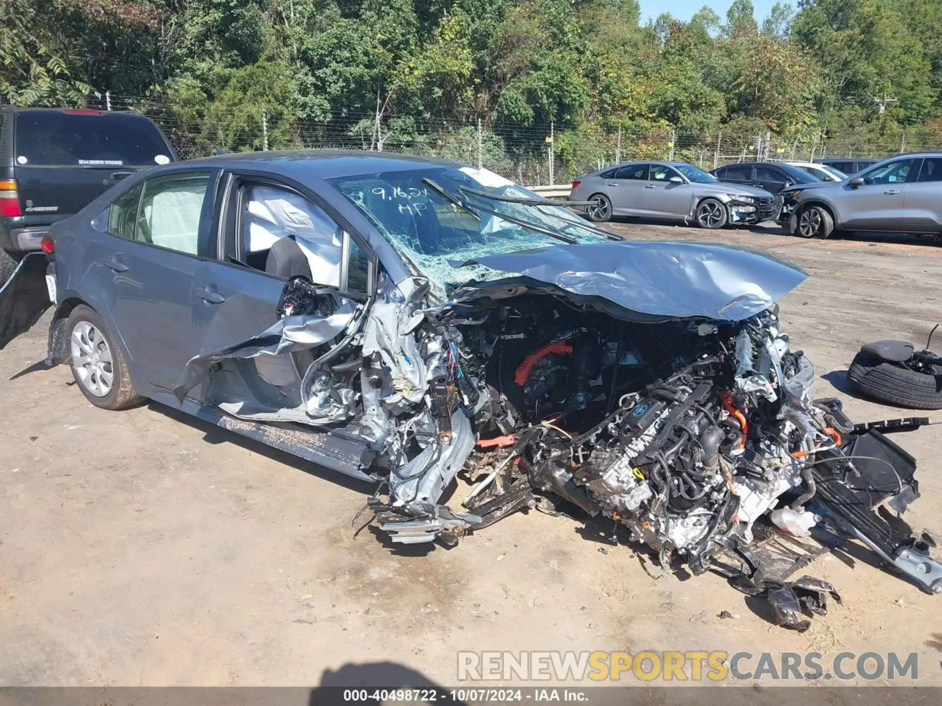 1 Photograph of a damaged car JTDBCMFE0RJ030259 TOYOTA COROLLA 2024