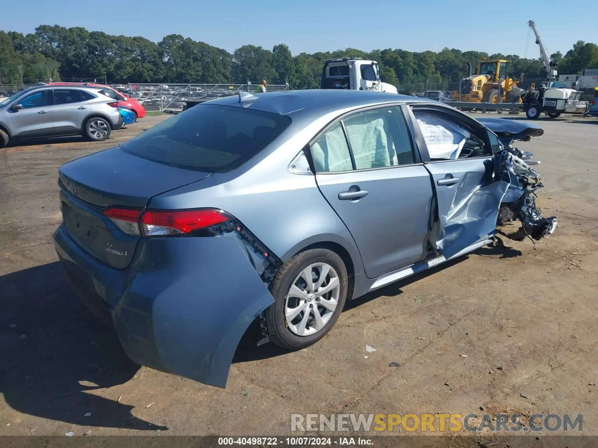 4 Photograph of a damaged car JTDBCMFE0RJ030259 TOYOTA COROLLA 2024