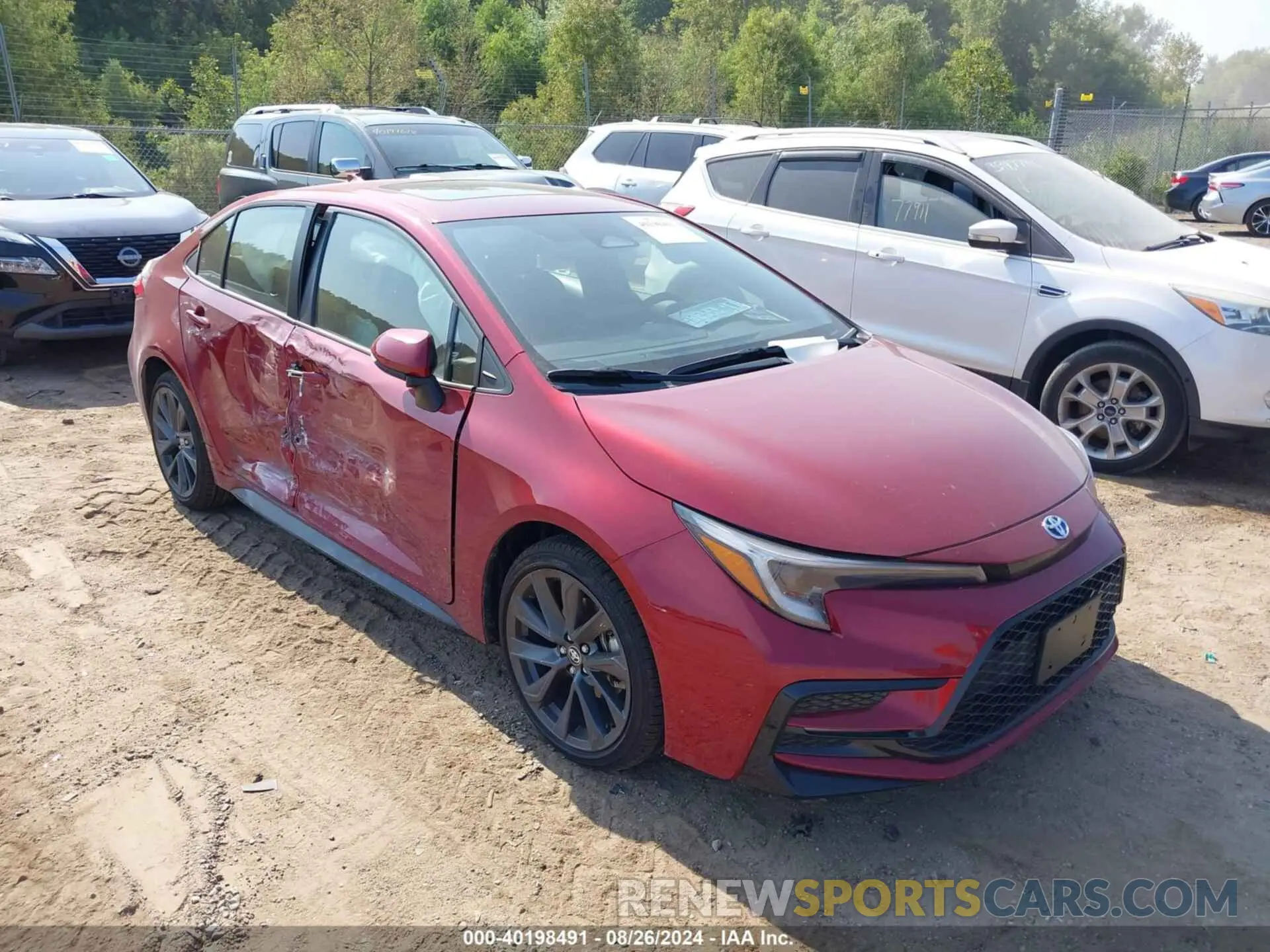 1 Photograph of a damaged car JTDBCMFE0RJ031539 TOYOTA COROLLA 2024