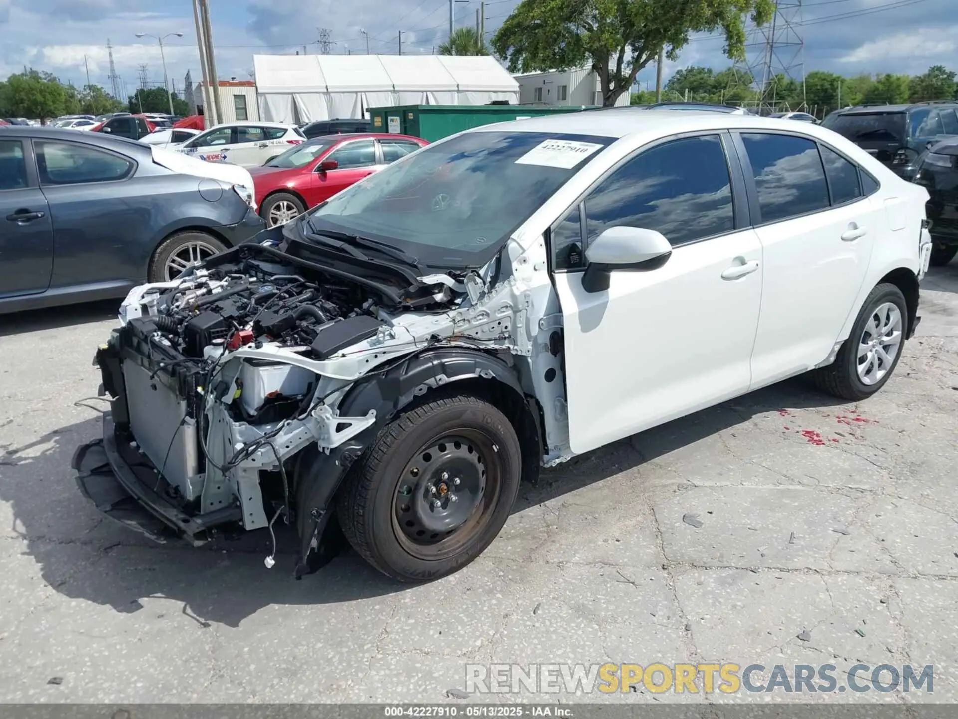 2 Photograph of a damaged car JTDBCMFE0RJ031783 TOYOTA COROLLA 2024