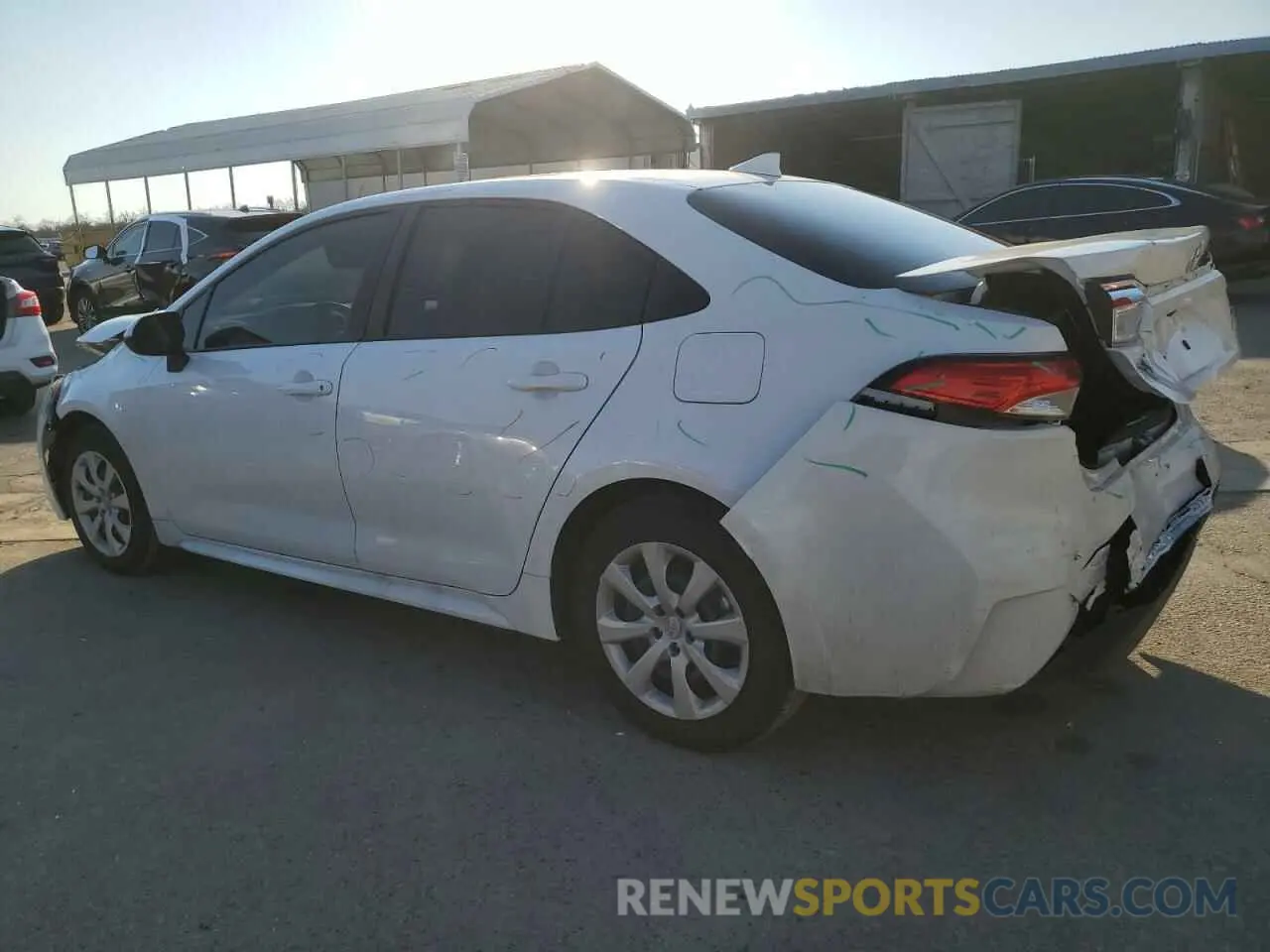 2 Photograph of a damaged car JTDBCMFE0RJ035168 TOYOTA COROLLA 2024