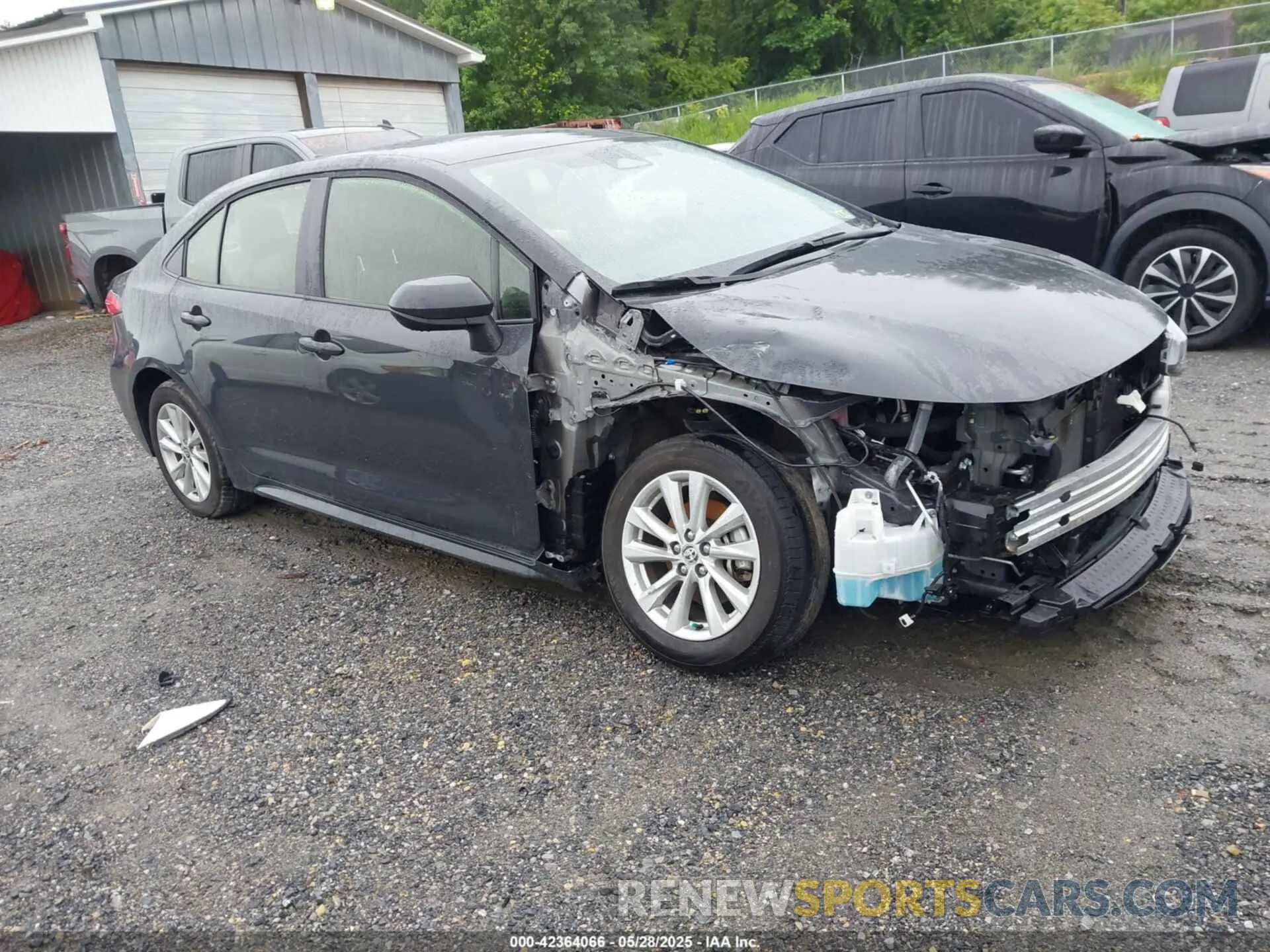 1 Photograph of a damaged car JTDBCMFE1R3036091 TOYOTA COROLLA 2024
