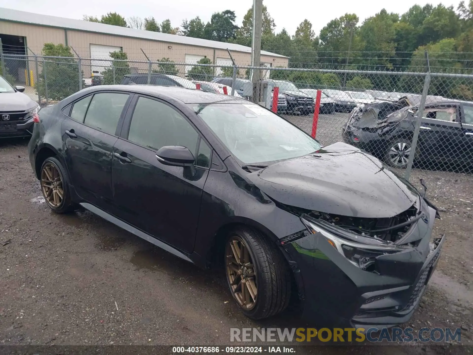 1 Photograph of a damaged car JTDBCMFE1R3042540 TOYOTA COROLLA 2024
