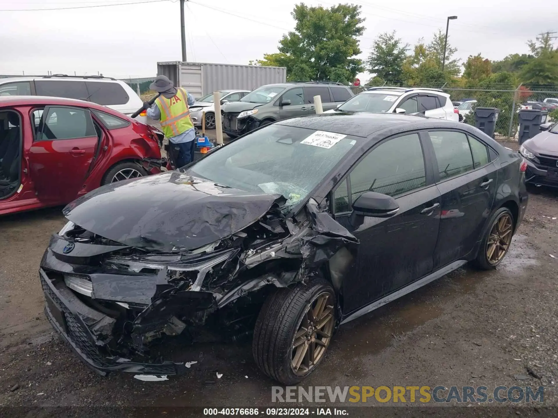 2 Photograph of a damaged car JTDBCMFE1R3042540 TOYOTA COROLLA 2024