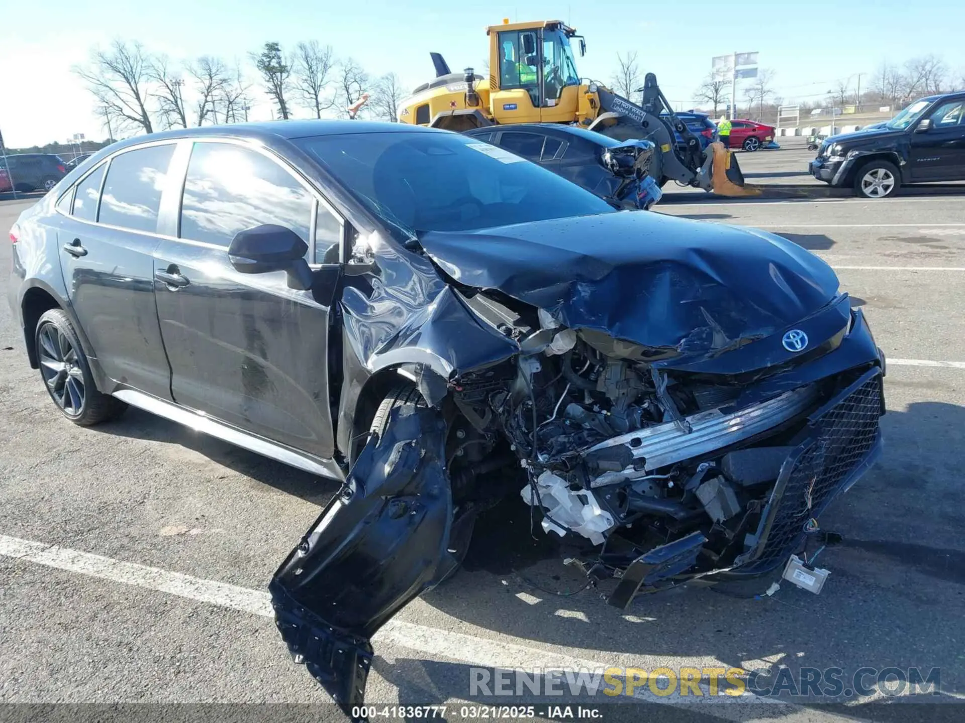 1 Photograph of a damaged car JTDBCMFE1R3043963 TOYOTA COROLLA 2024
