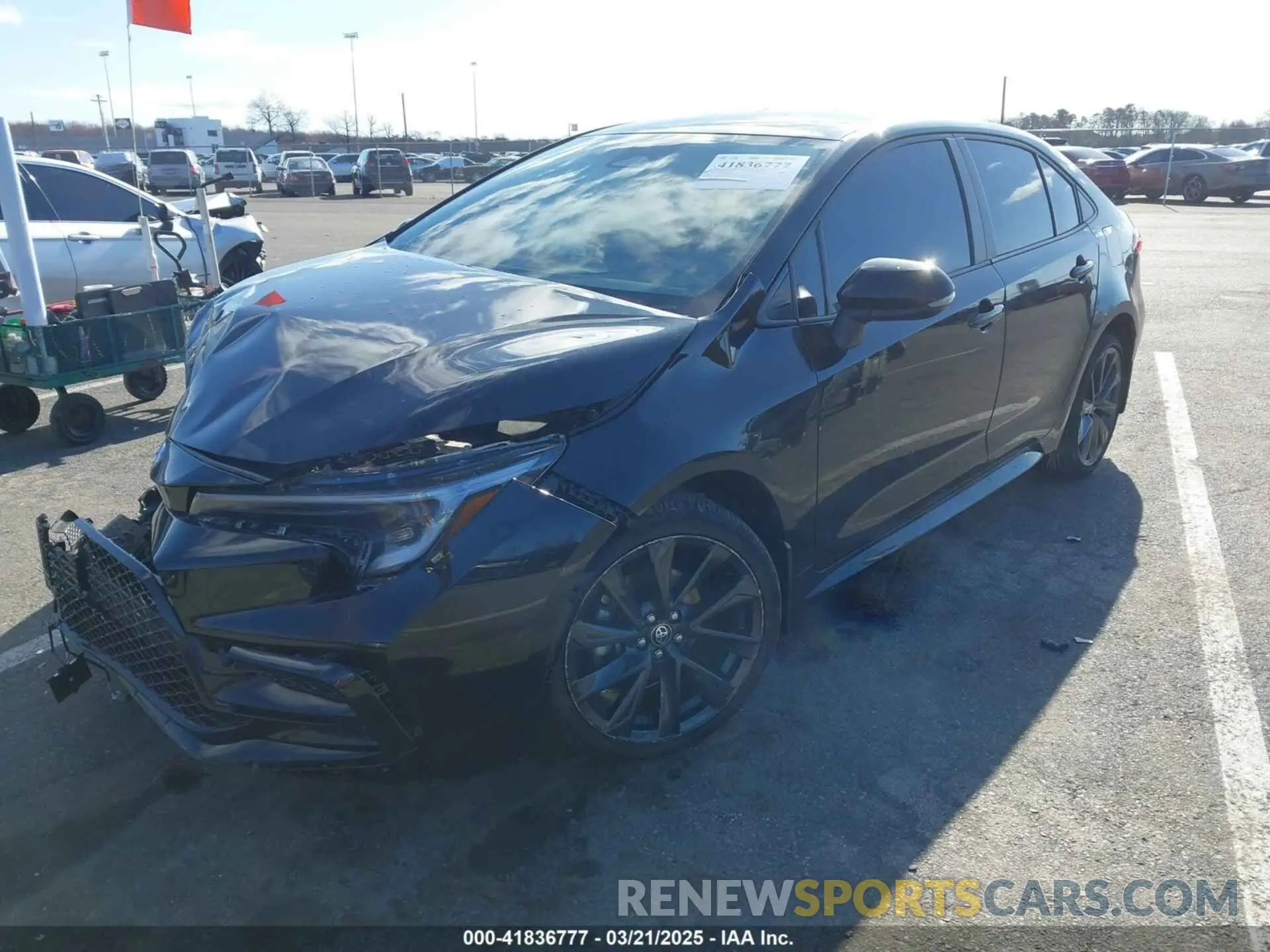 2 Photograph of a damaged car JTDBCMFE1R3043963 TOYOTA COROLLA 2024