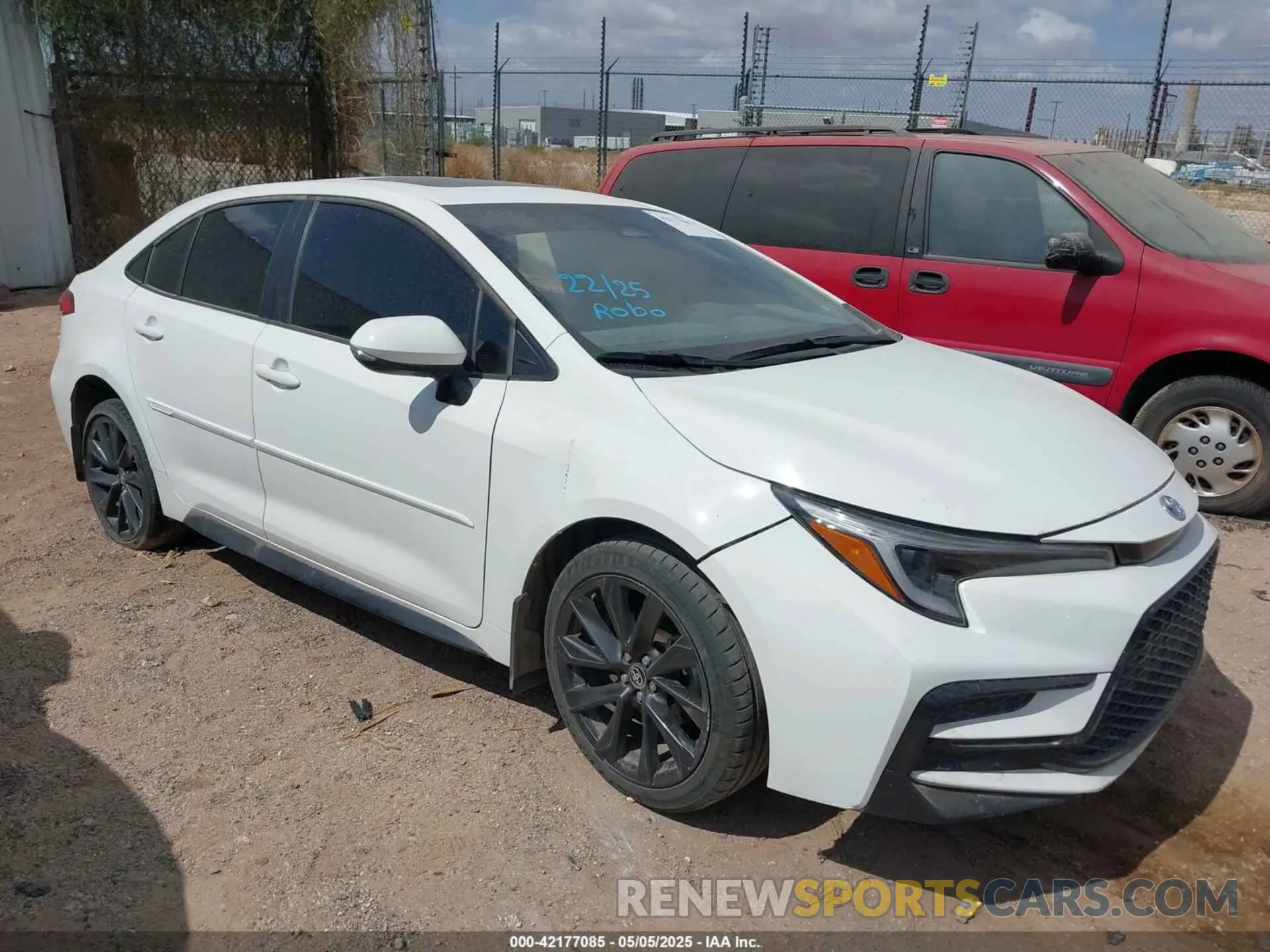 1 Photograph of a damaged car JTDBCMFE1R3046409 TOYOTA COROLLA 2024