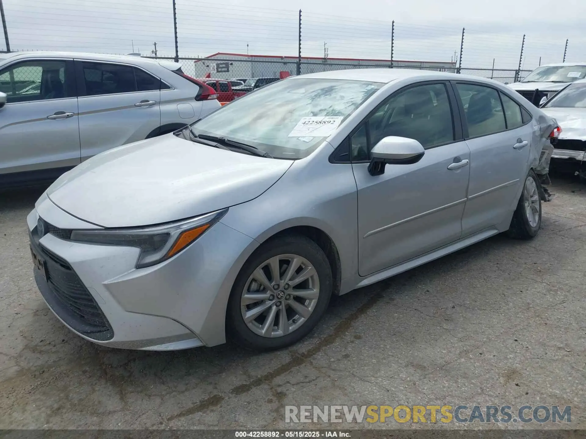 2 Photograph of a damaged car JTDBCMFE1R3053215 TOYOTA COROLLA 2024